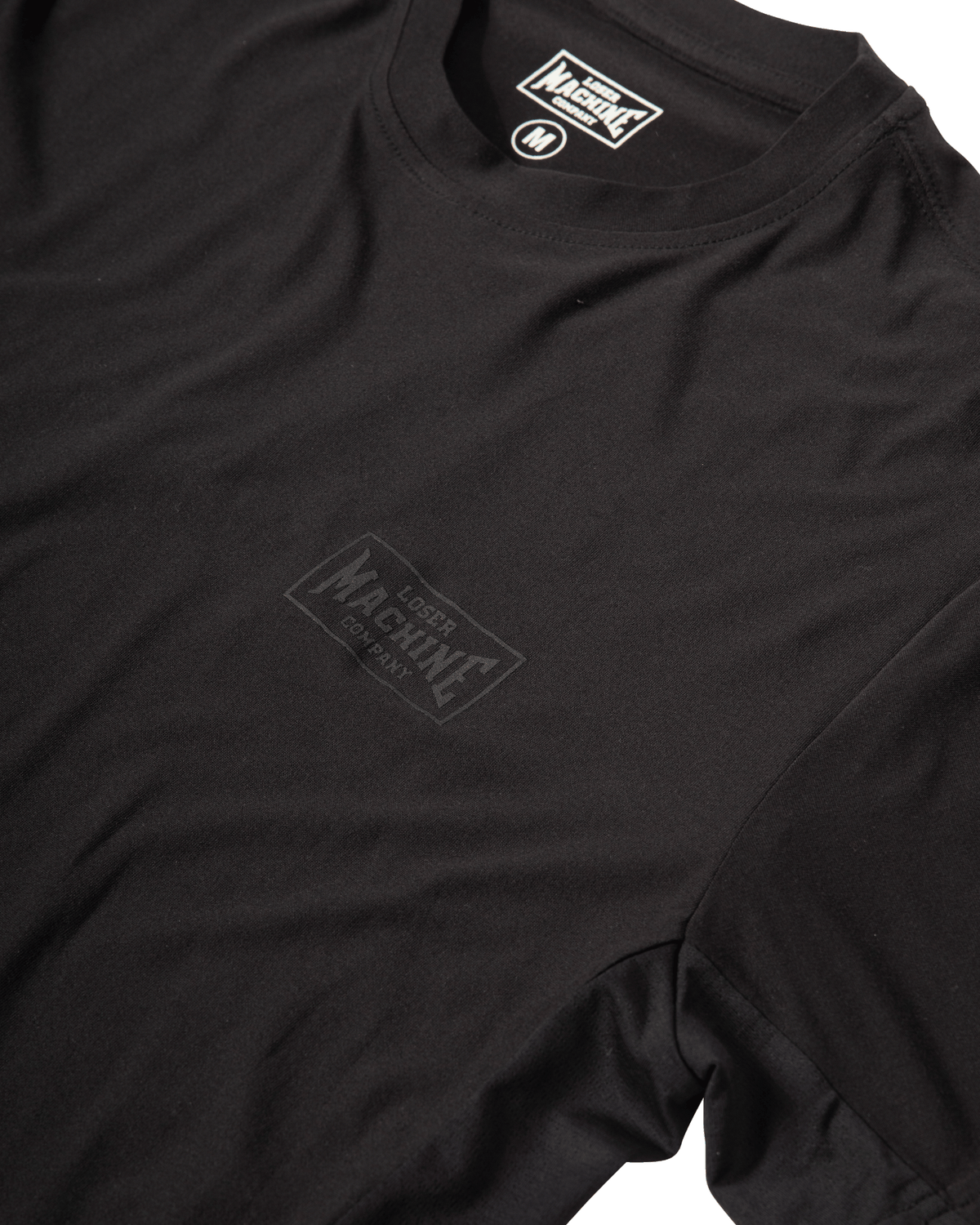 loser machine too hard ls knit black