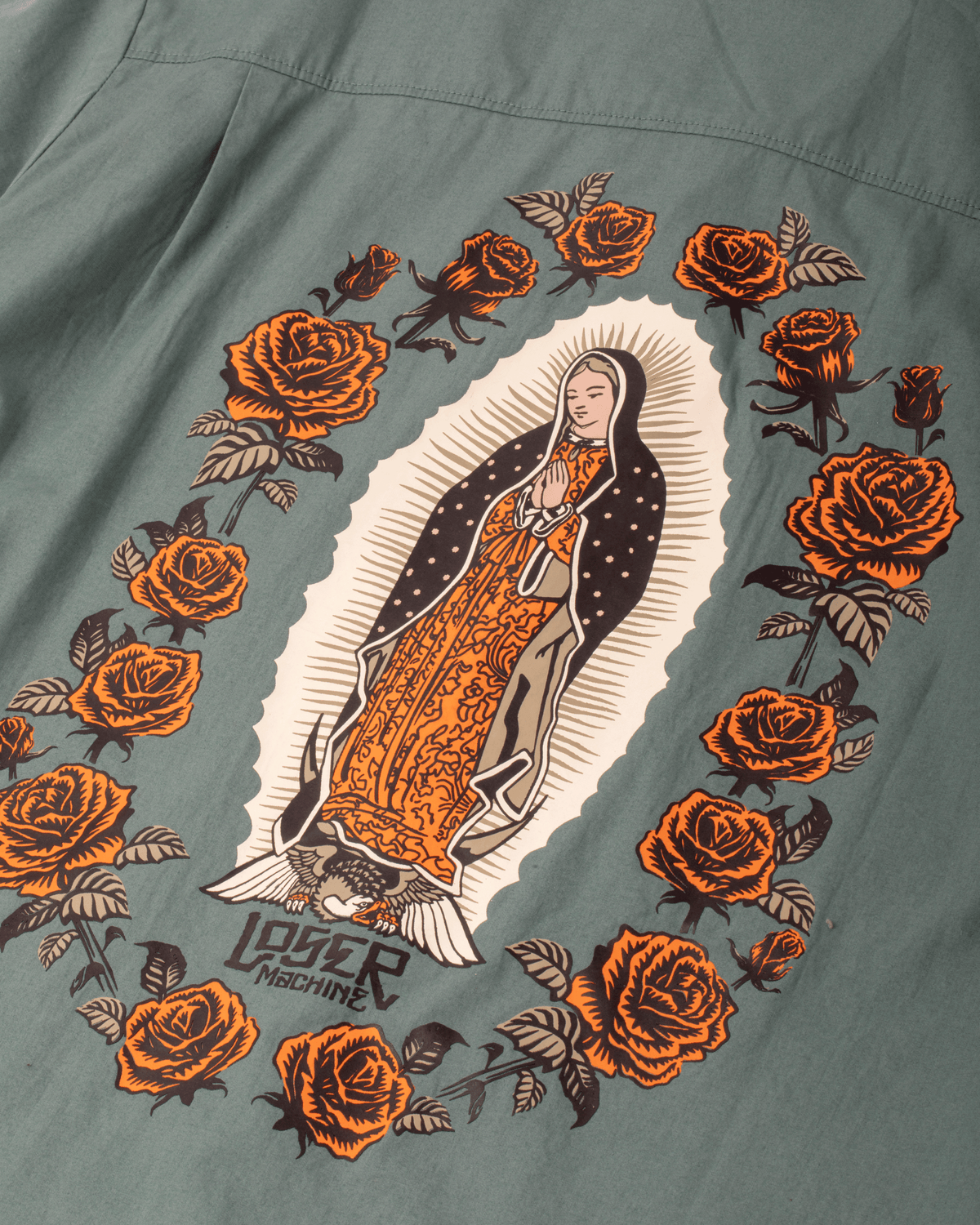 loser-machine-guadalupe-ss-shirt-green