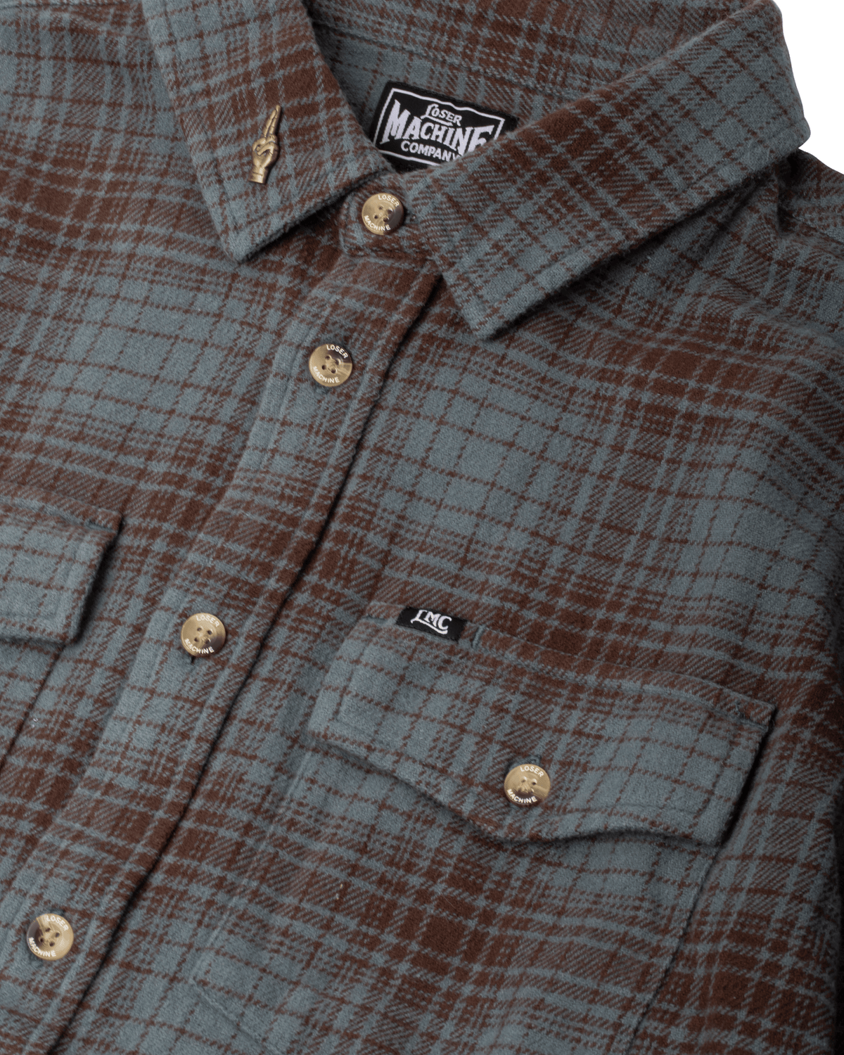 loser-machine-slaughter-shirt-brown-blue