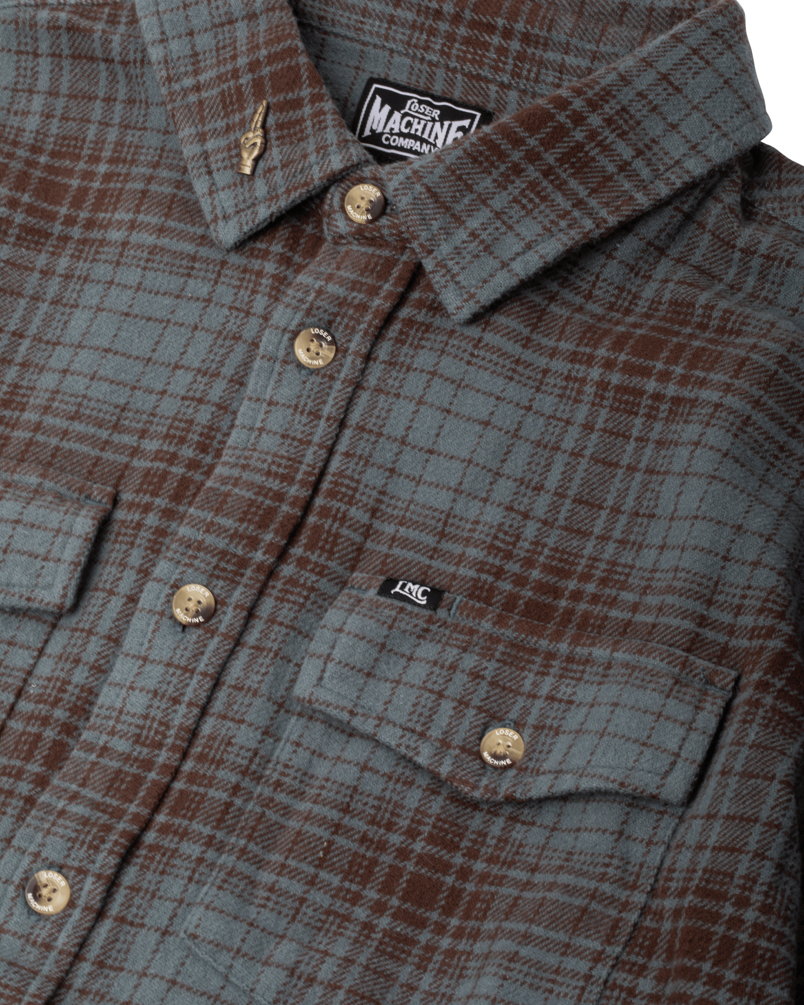 loser-machine-slaughter-shirt-brown-blue (zoomed)