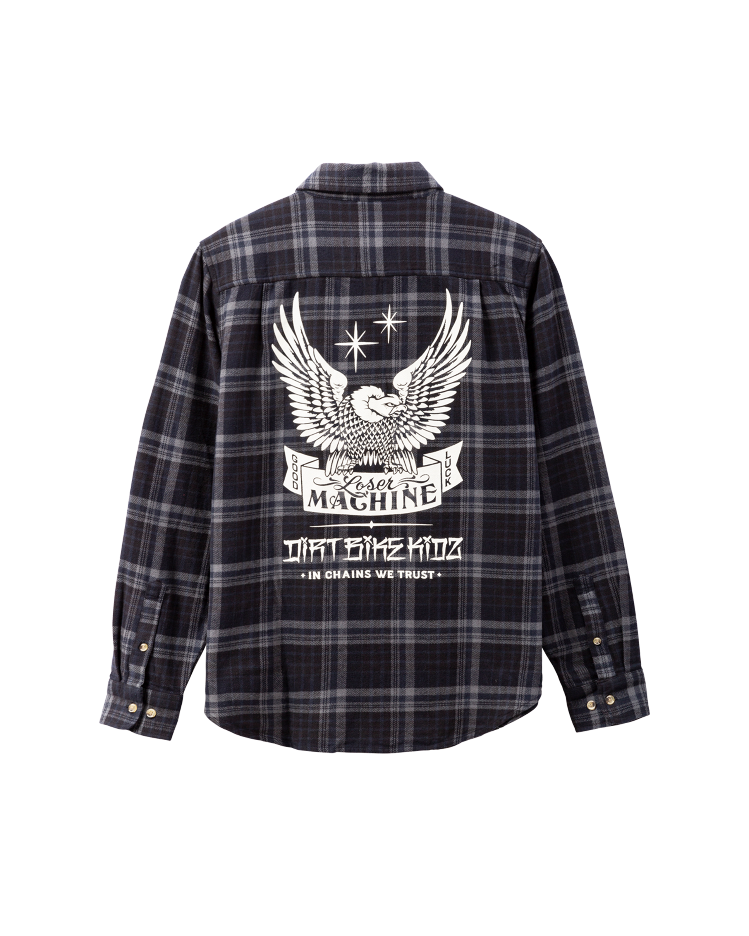 loser-machine-step-up-flannel-shirt-black-navy (zoomed)