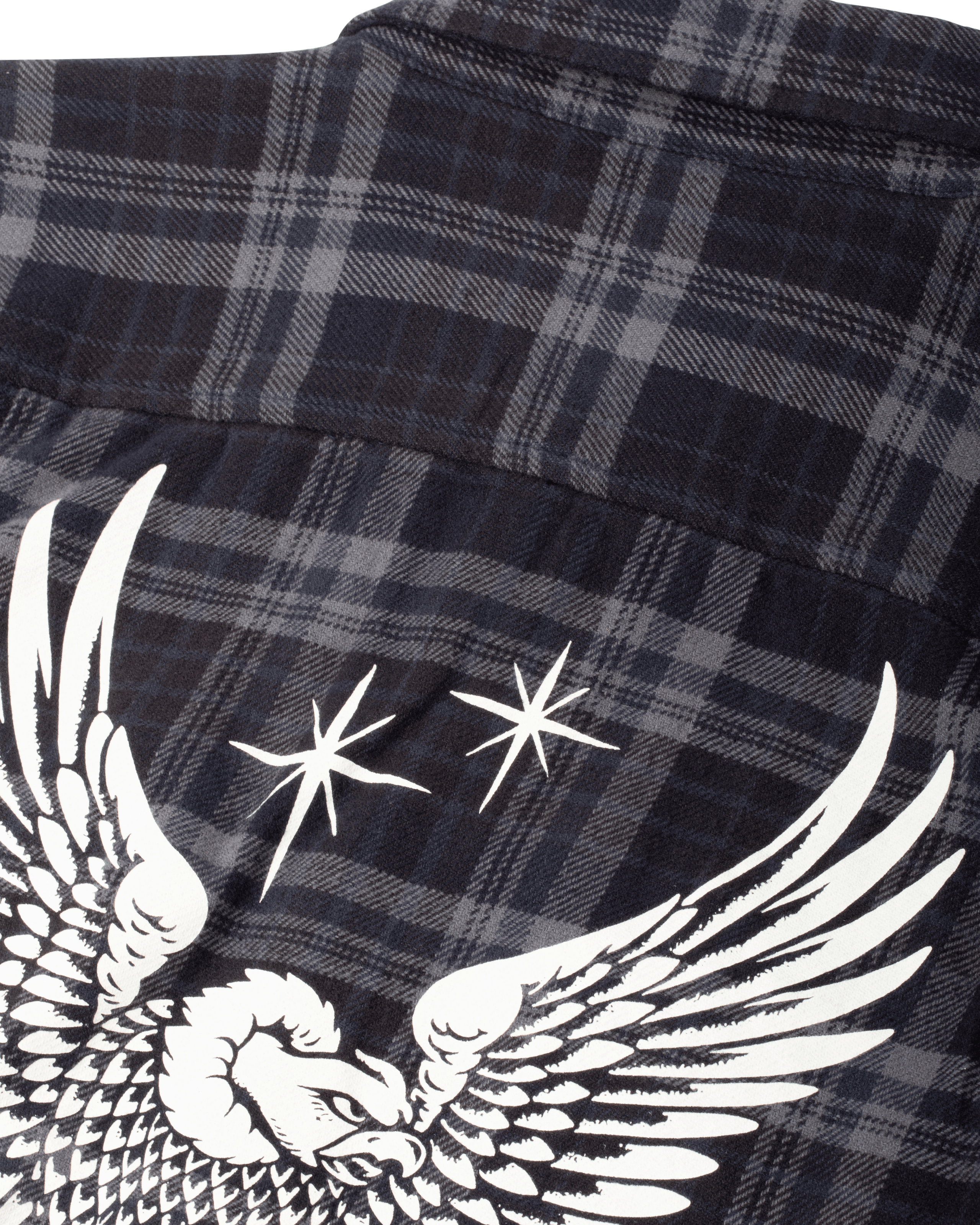 loser-machine-step-up-flannel-shirt-black-navy (zoomed)