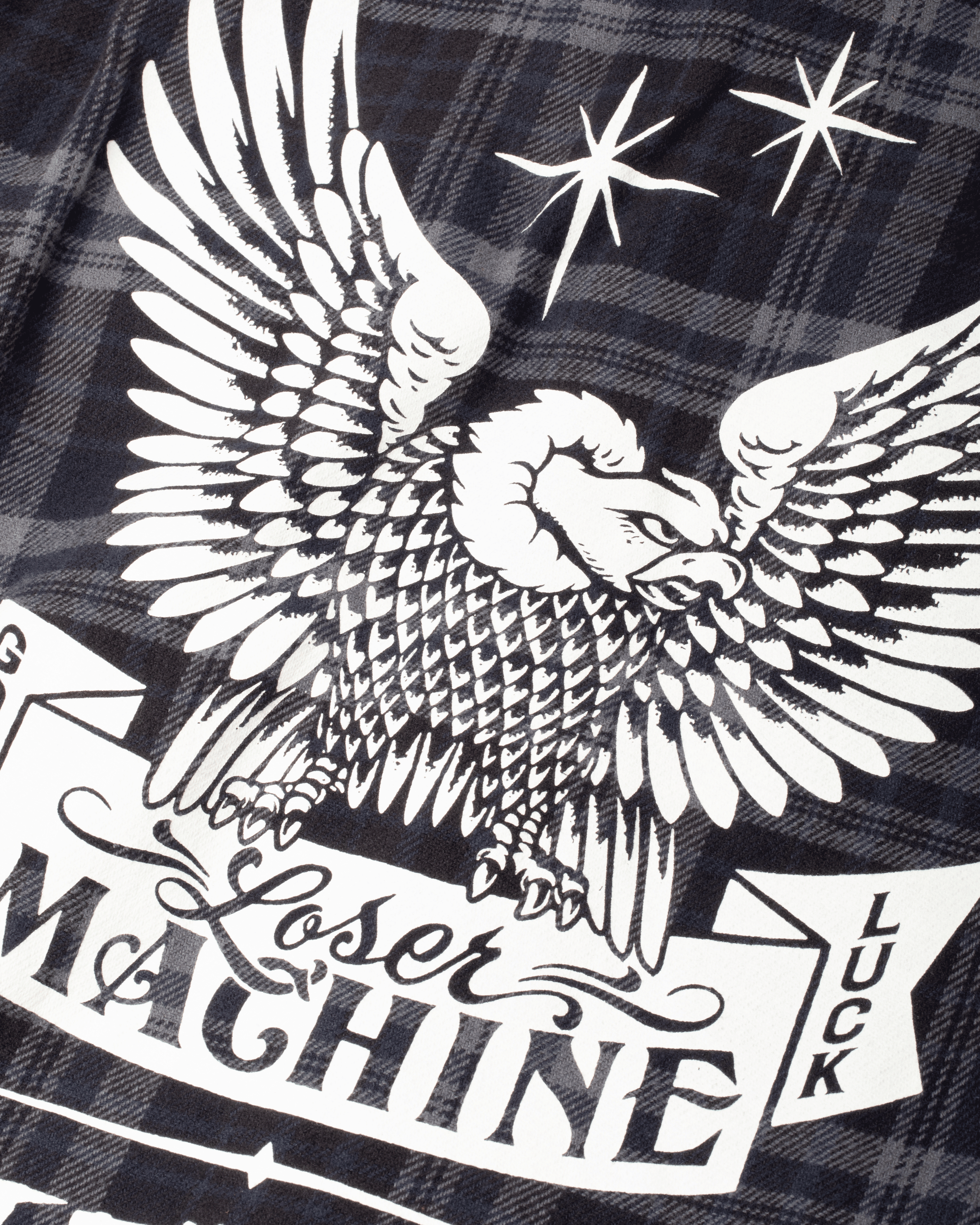 loser-machine-step-up-flannel-shirt-black-navy (zoomed)