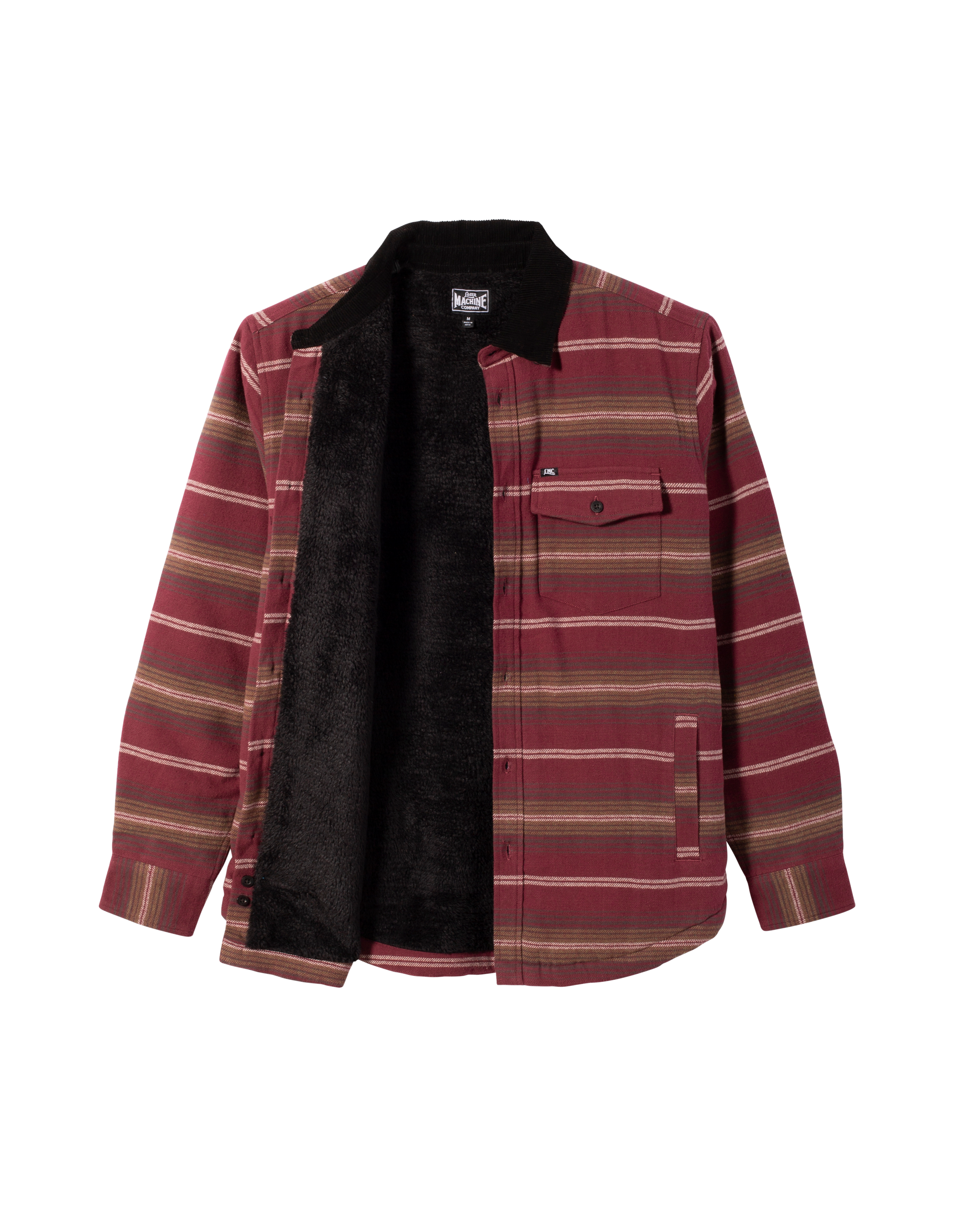 loser machine alcott jacket burgundy (zoomed)
