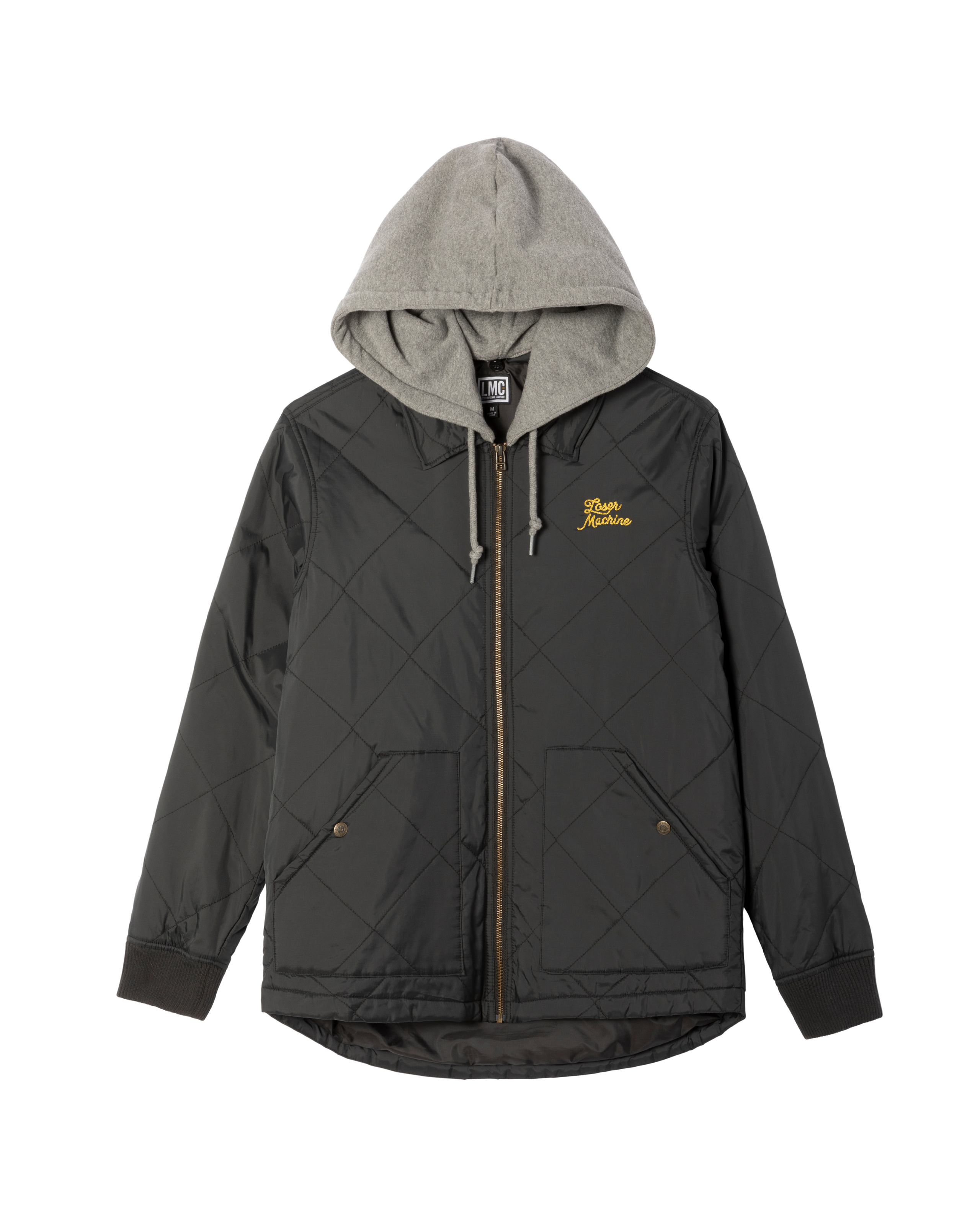 loser machine cannon ii jacket black (zoomed)