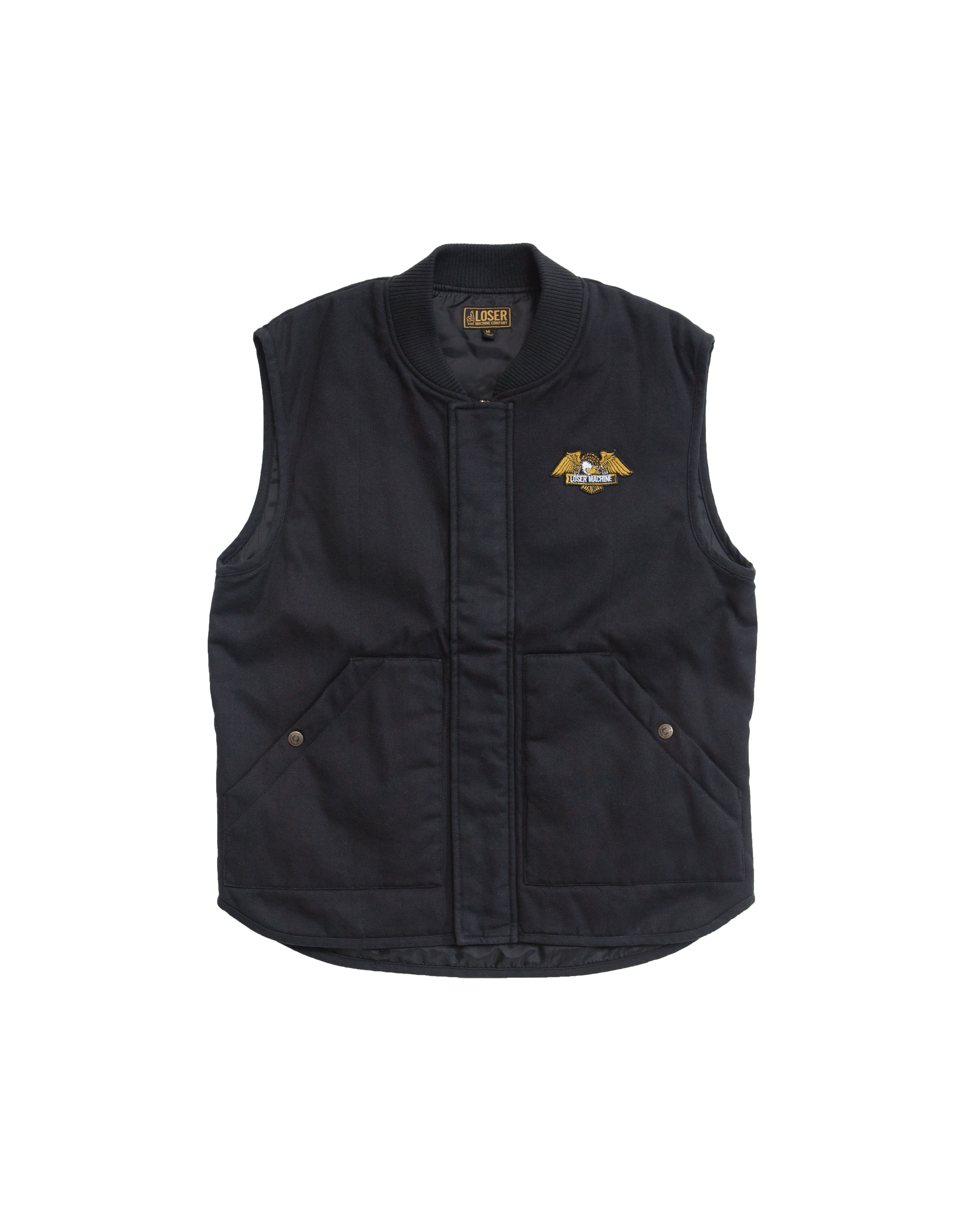 loser machine condor ii vest dusty black (zoomed)