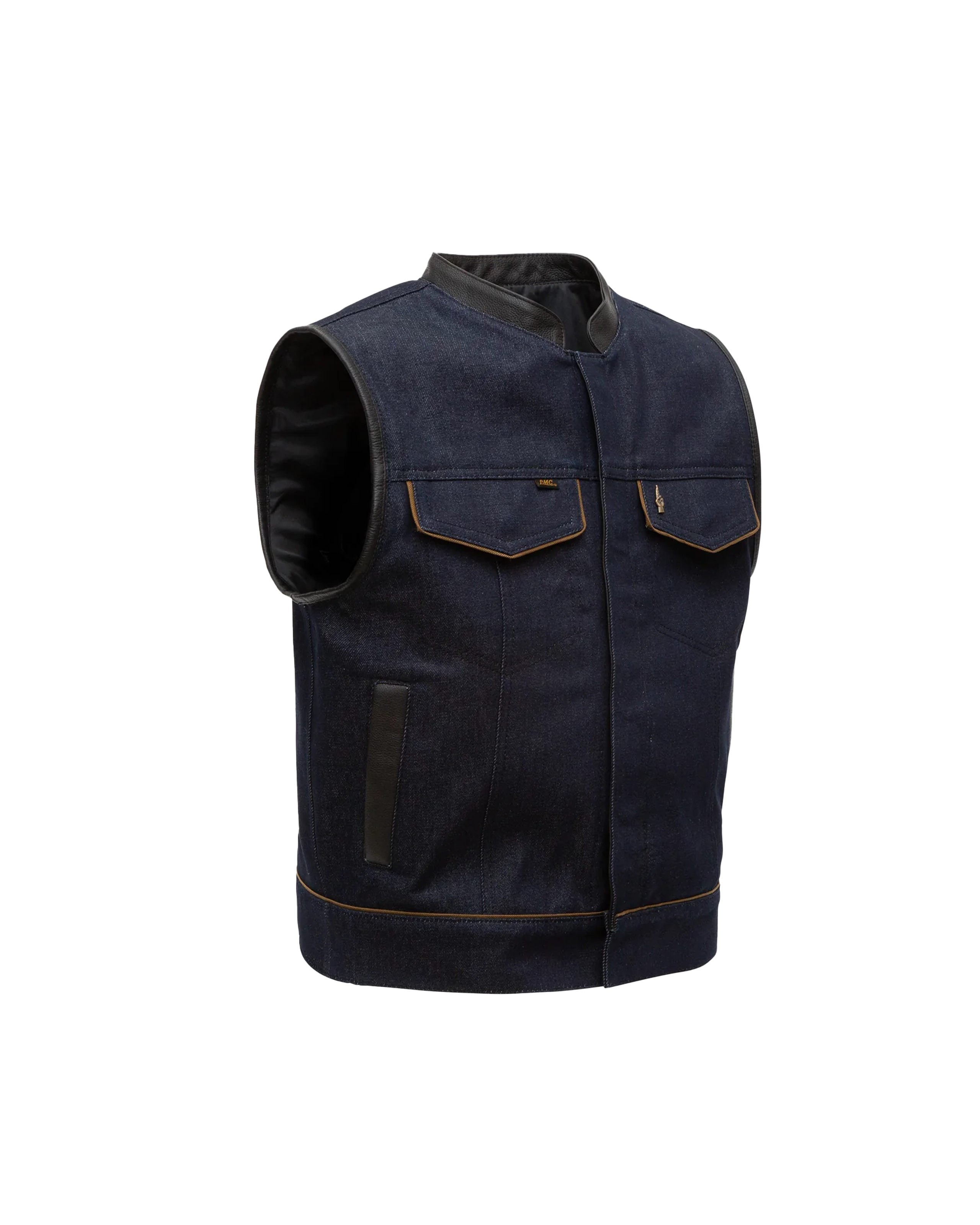 loser machine lmc x espinozas denim vest blue (zoomed)