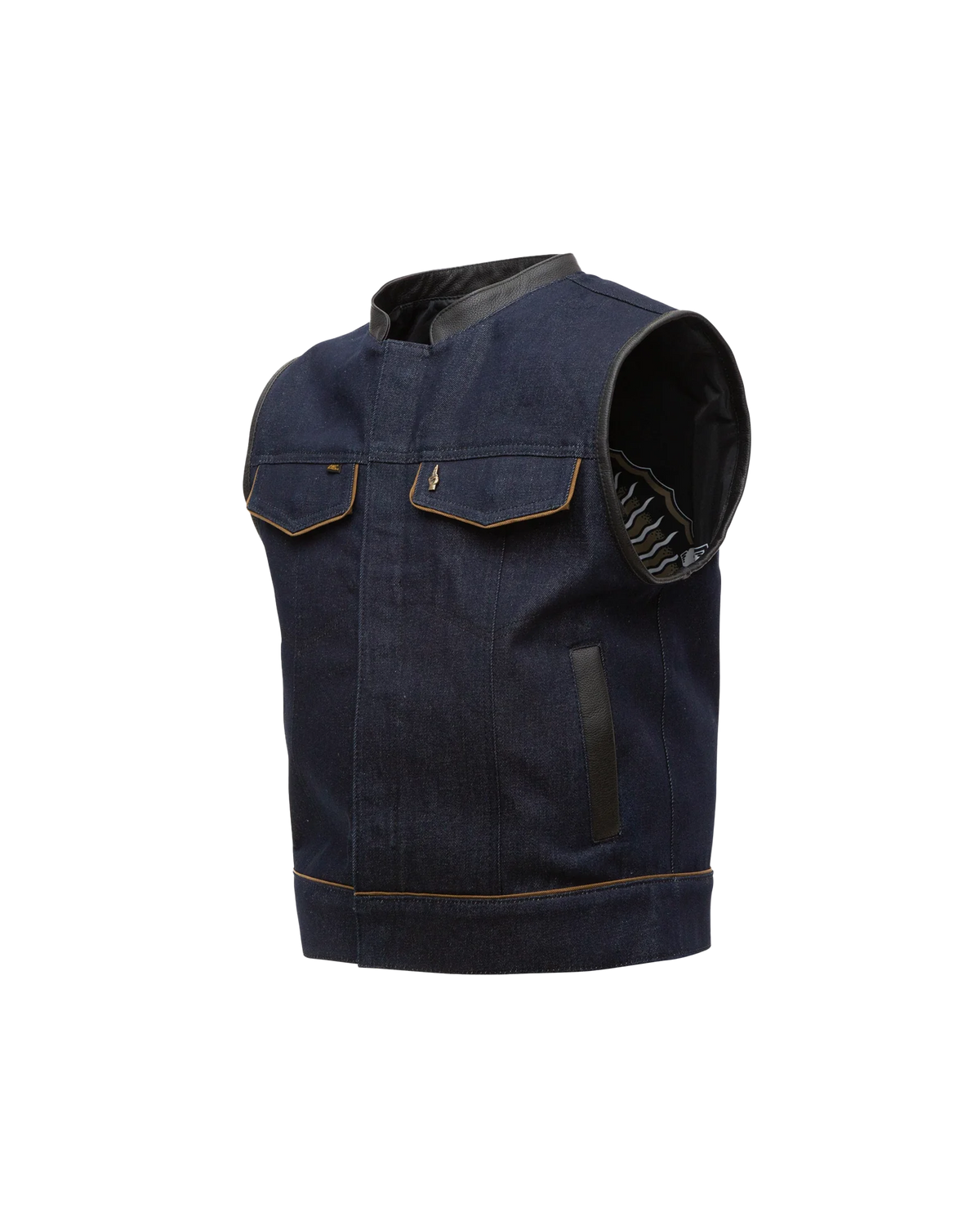 loser machine lmc x espinozas denim vest blue