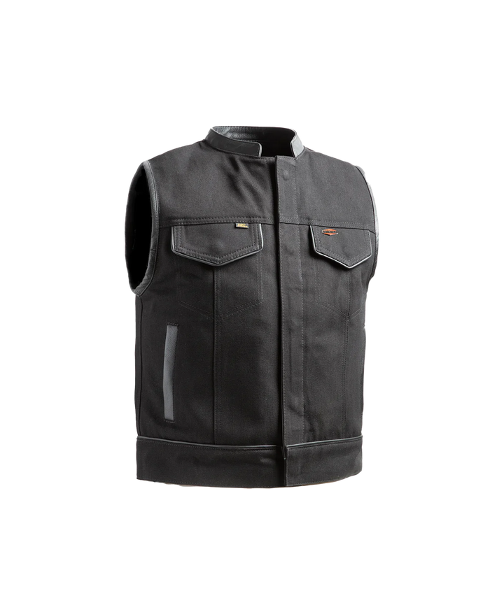 loser machine lmc x espinozas blacked out vest david mann black