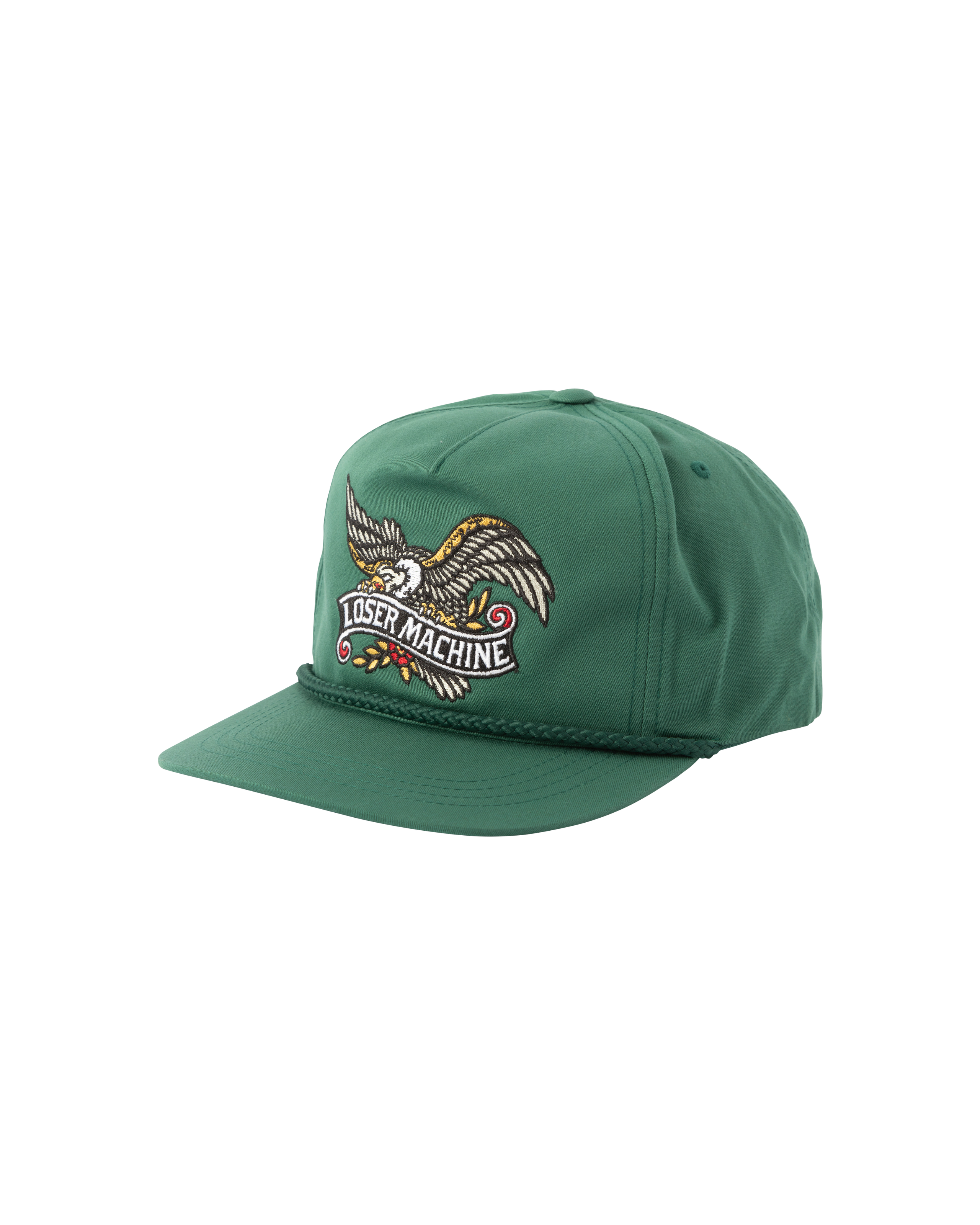 loser machine birdie hat green (zoomed)
