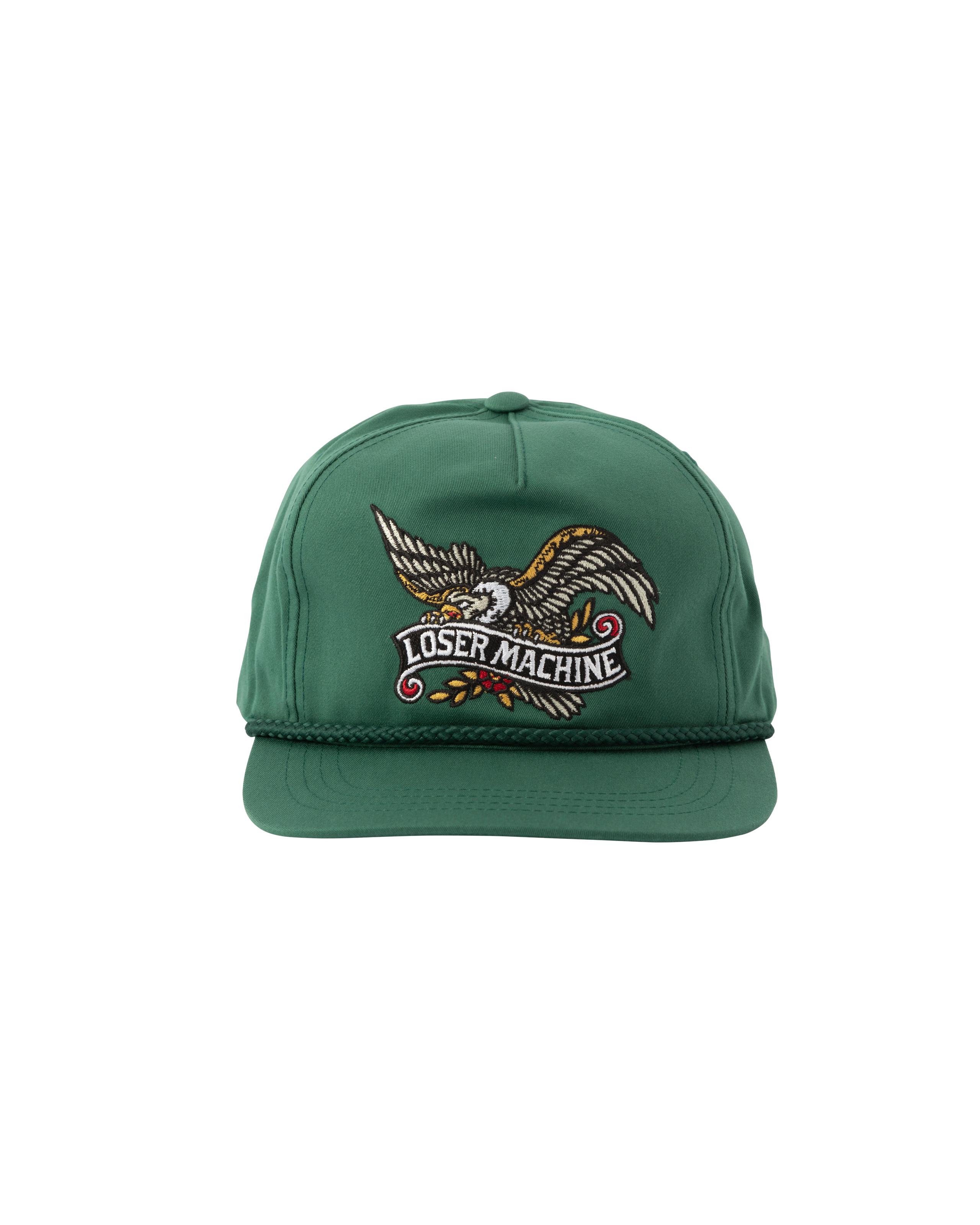 loser machine birdie hat green (zoomed)