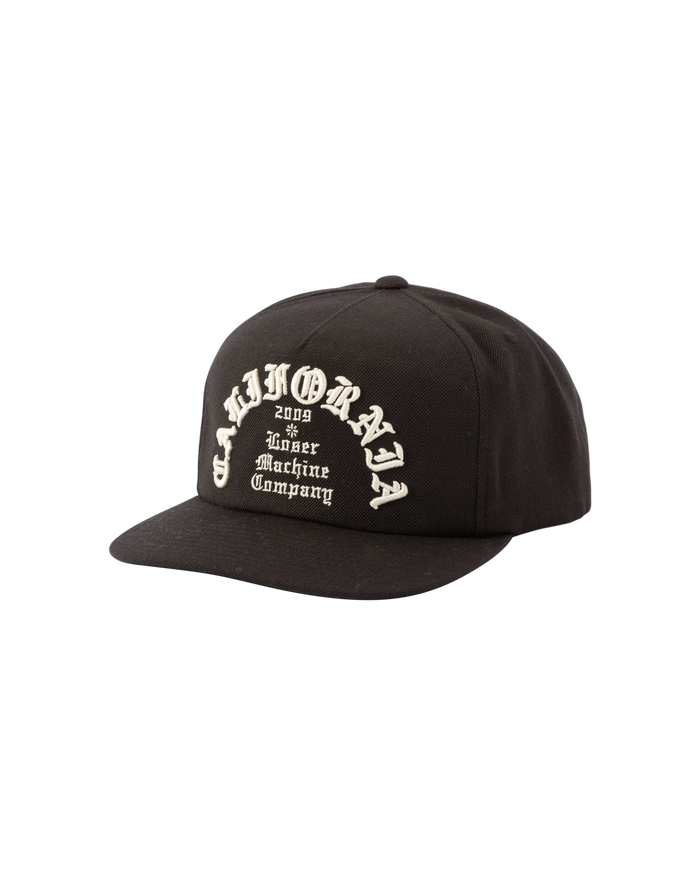loser machine fanatic snapback hat black