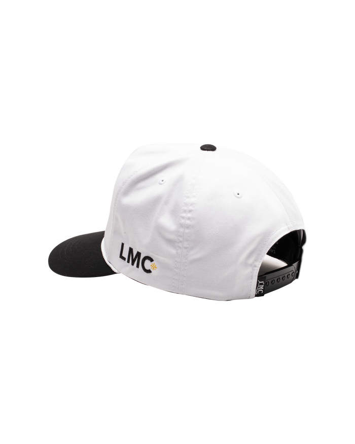loser-machine-gearhead-hat-white-black - alternate view