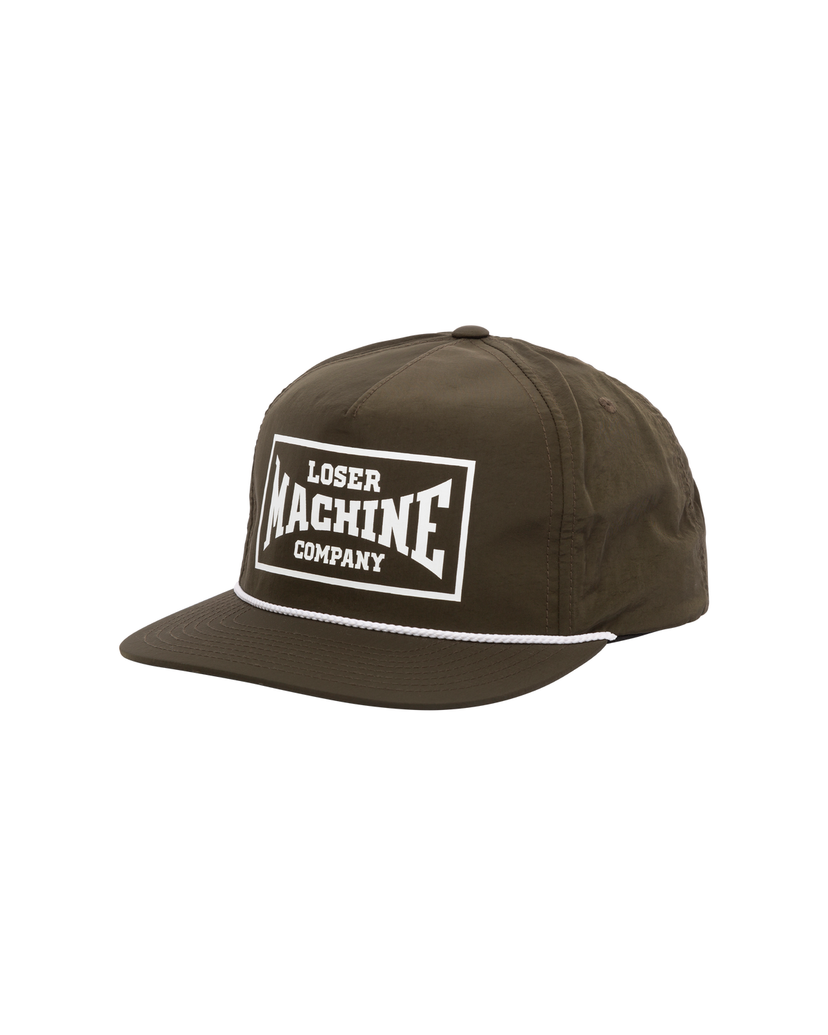 loser machine too hard hat olive