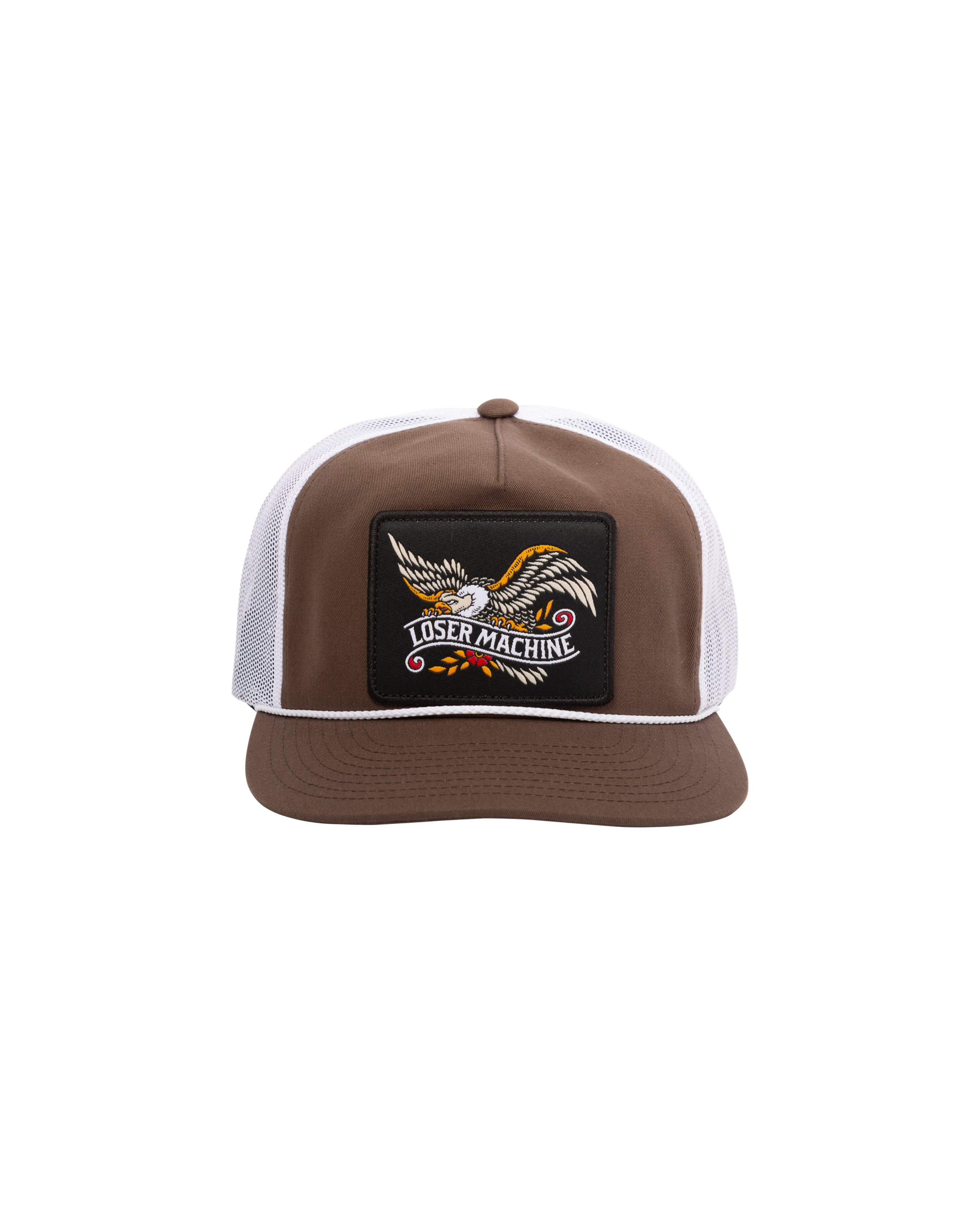 loser-machine-glory-patch-hat-brown-white (zoomed)
