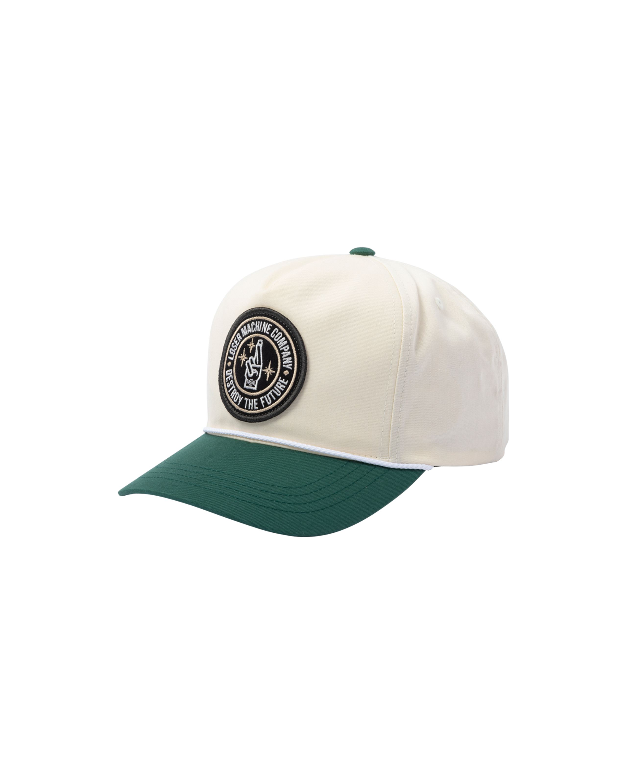 loser-machine-hightop-hat-white-green (zoomed)