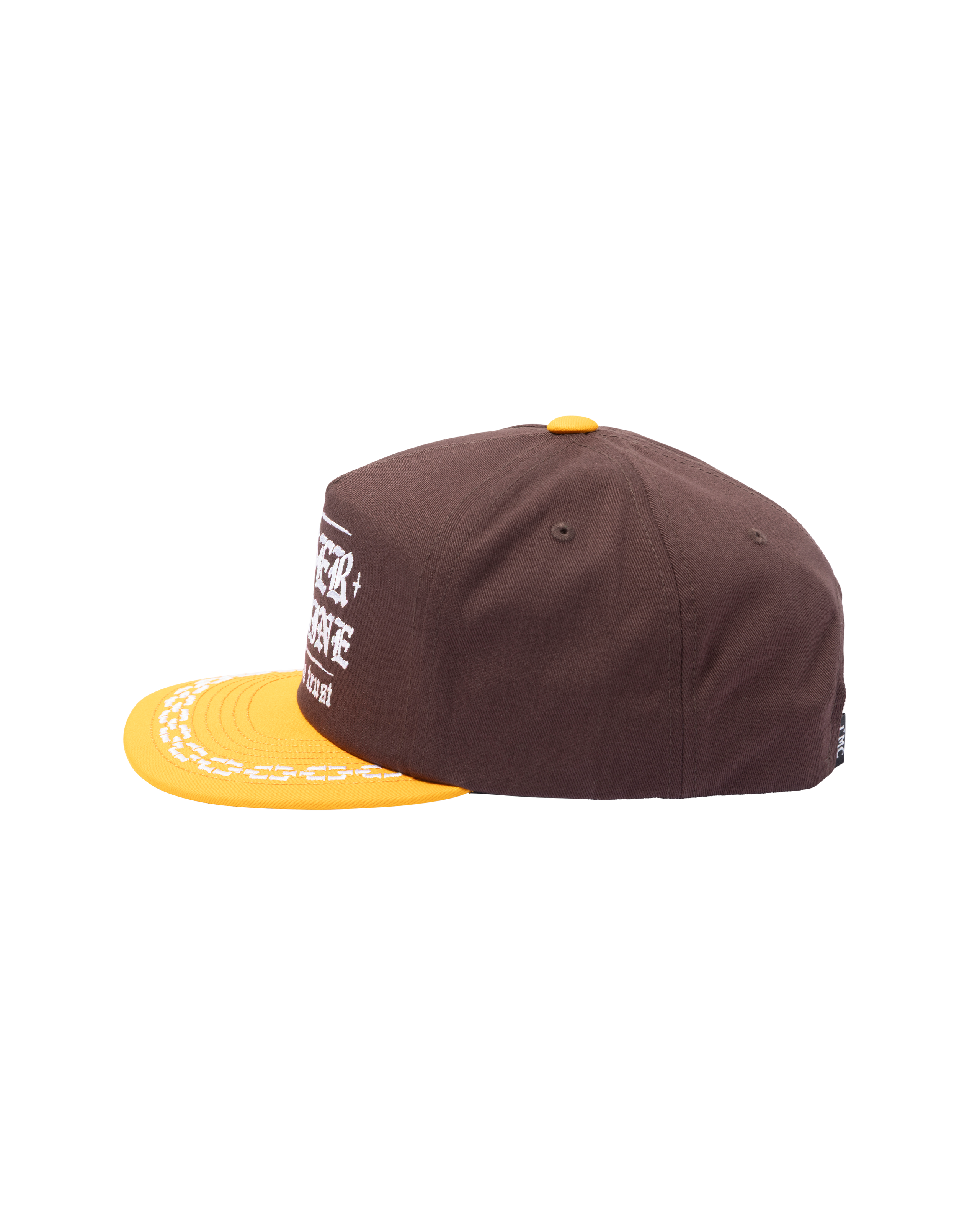 loser-machine-trust-hat-brown-gold (zoomed)