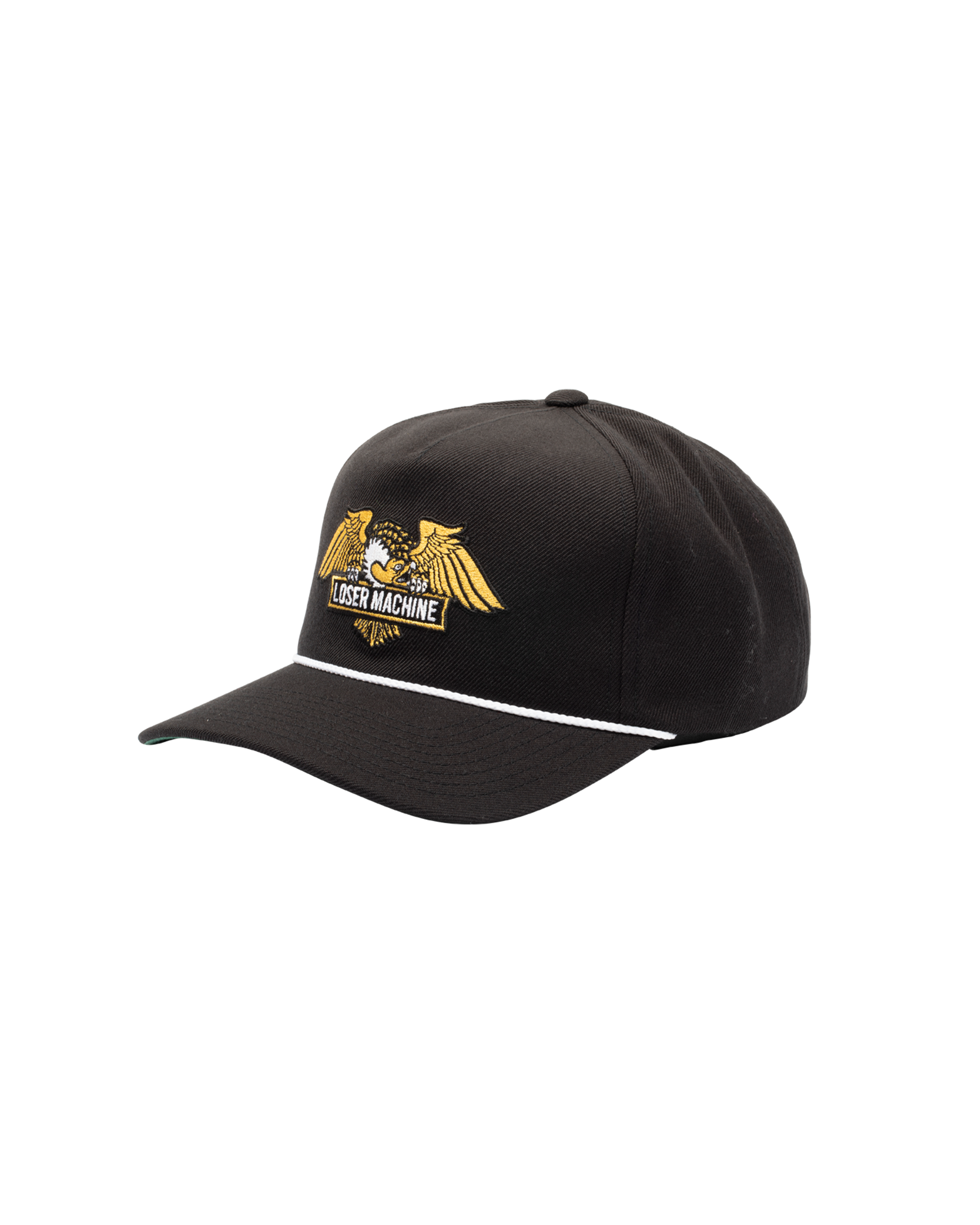 loser-machine-wings-high-profile-hat-black (zoomed)