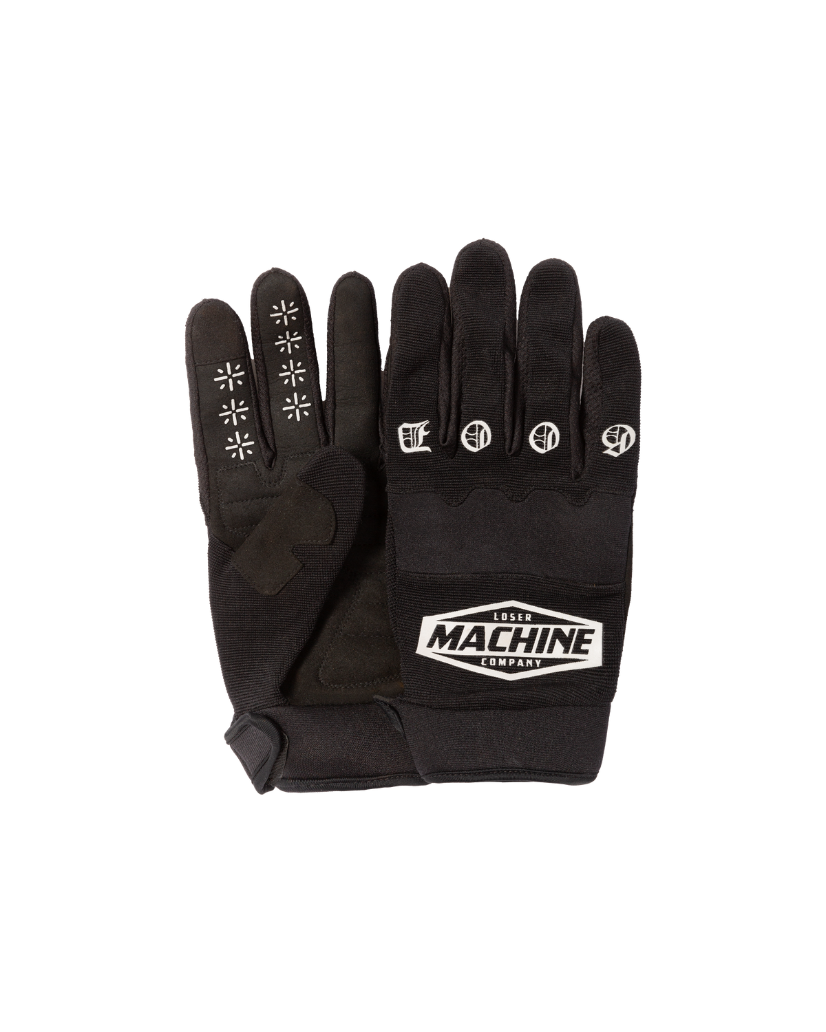 loser machine good luck gloves black