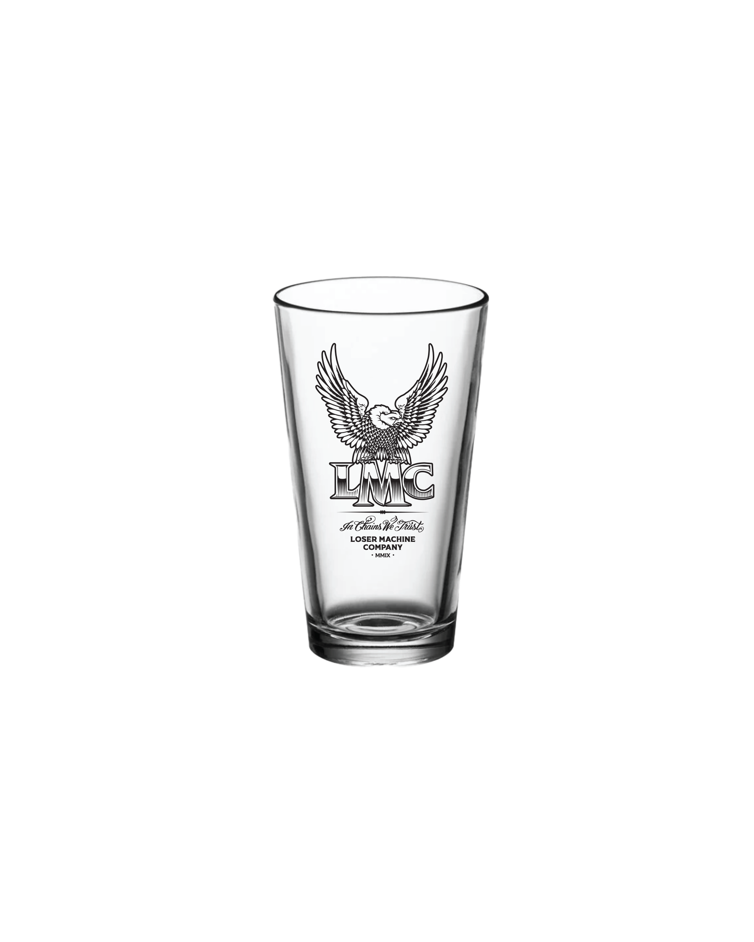 loser machine grandeur pint glass assorted (zoomed)