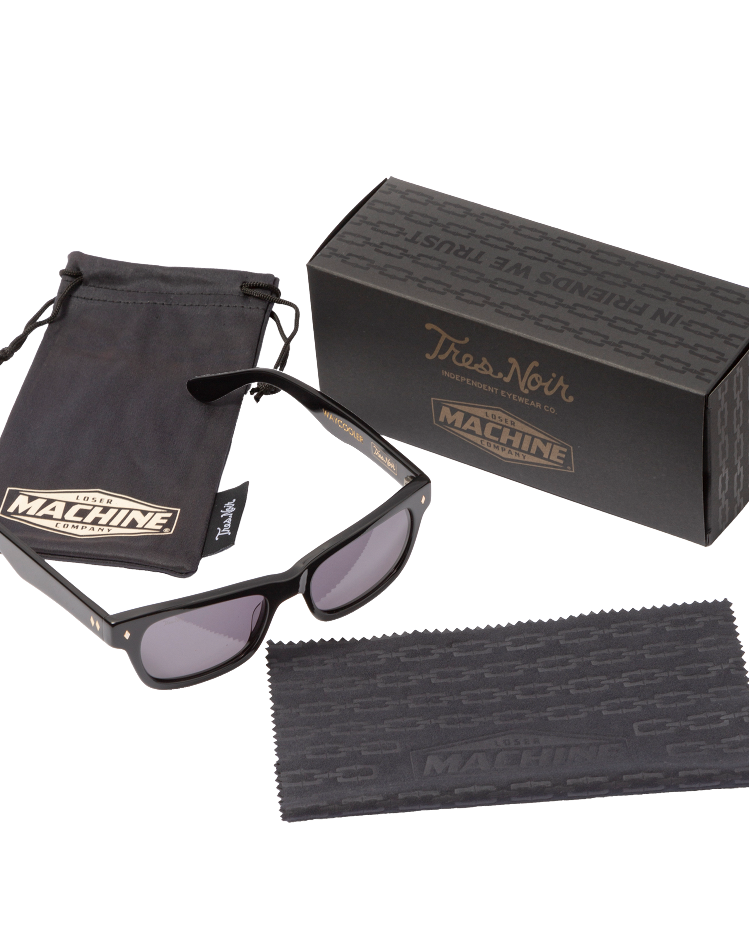 loser machine waycooler sunglasses black (zoomed)