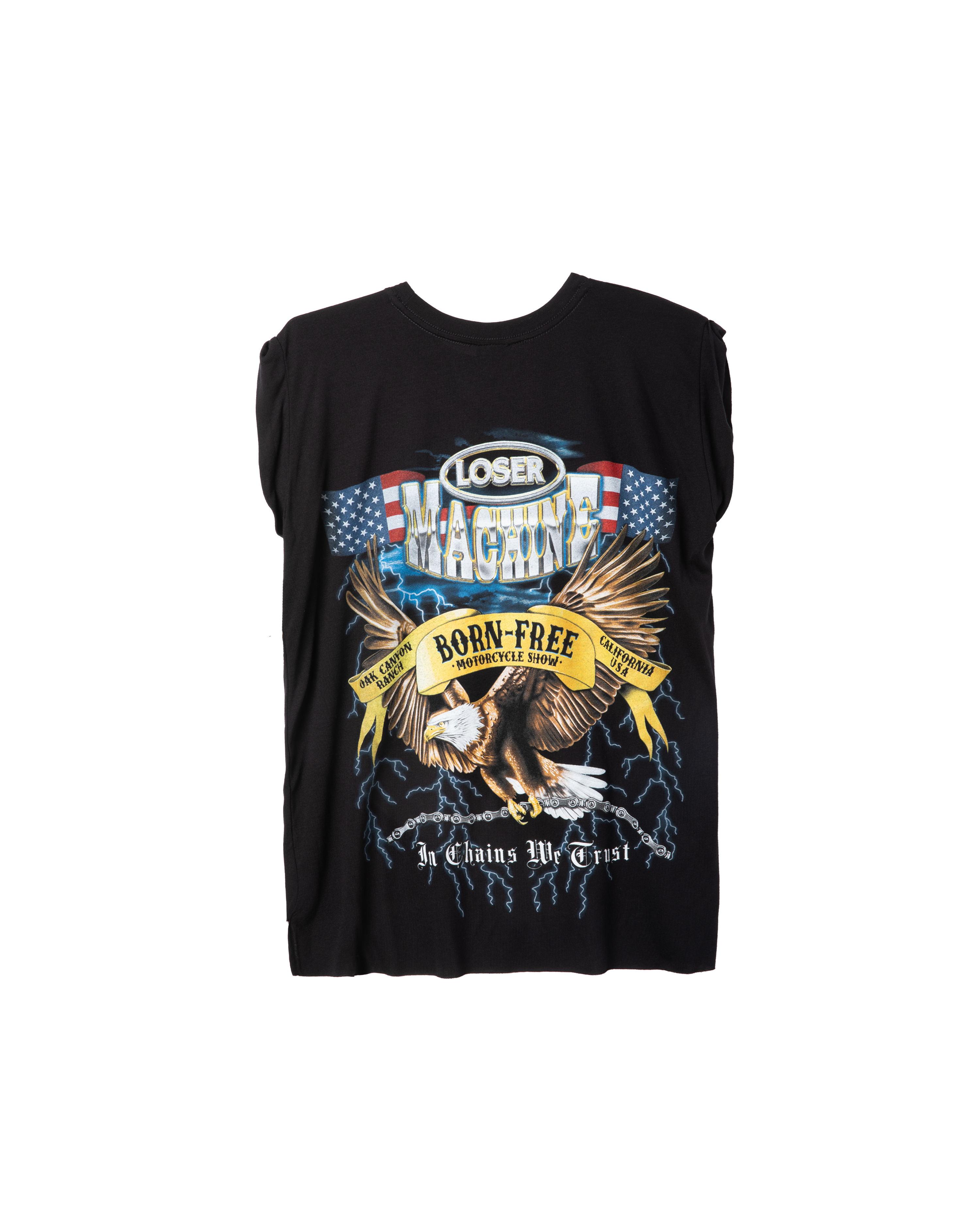WOMENS BORN FREE 16 AMERICAN THUNDER T-SHIRT – Loser Machine Company
