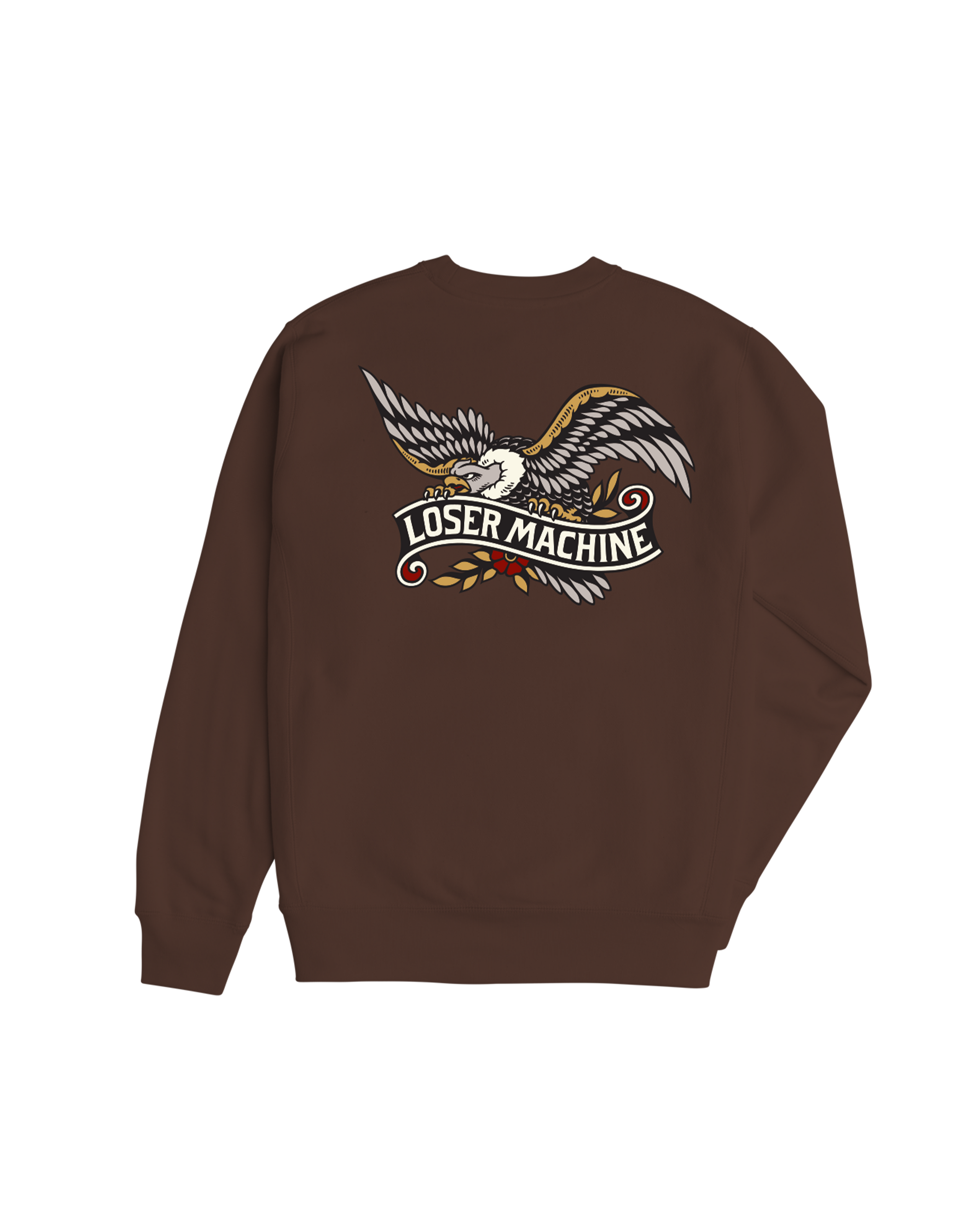 loser machine glorybound crewneck brown