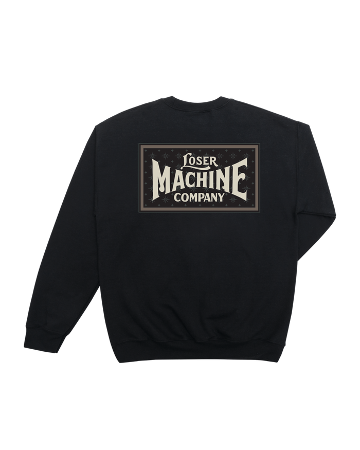 loser machine street sound crewneck black