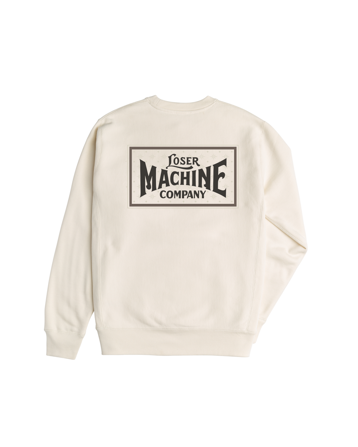 loser machine street sound crewneck bone