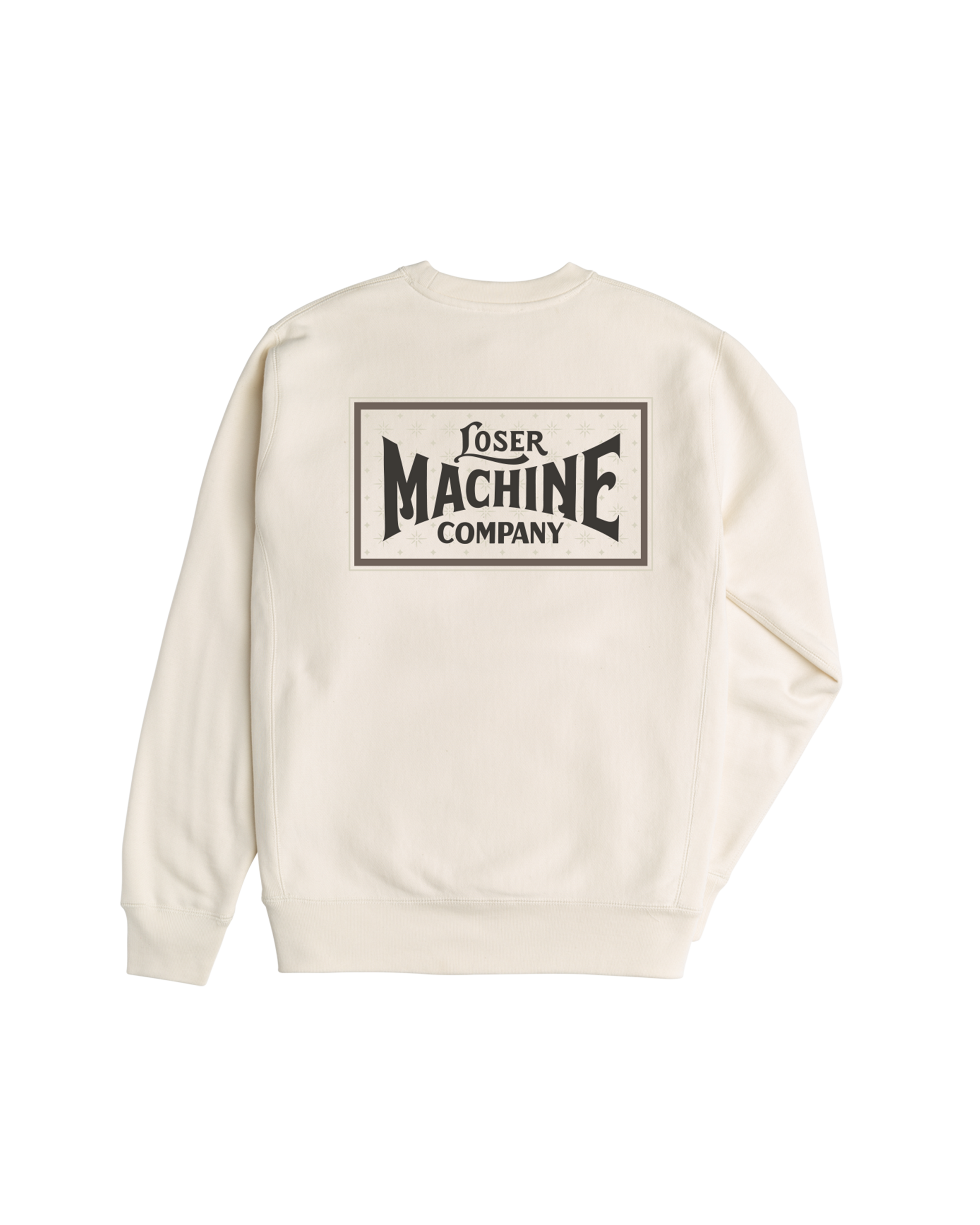 loser machine street sound crewneck bone