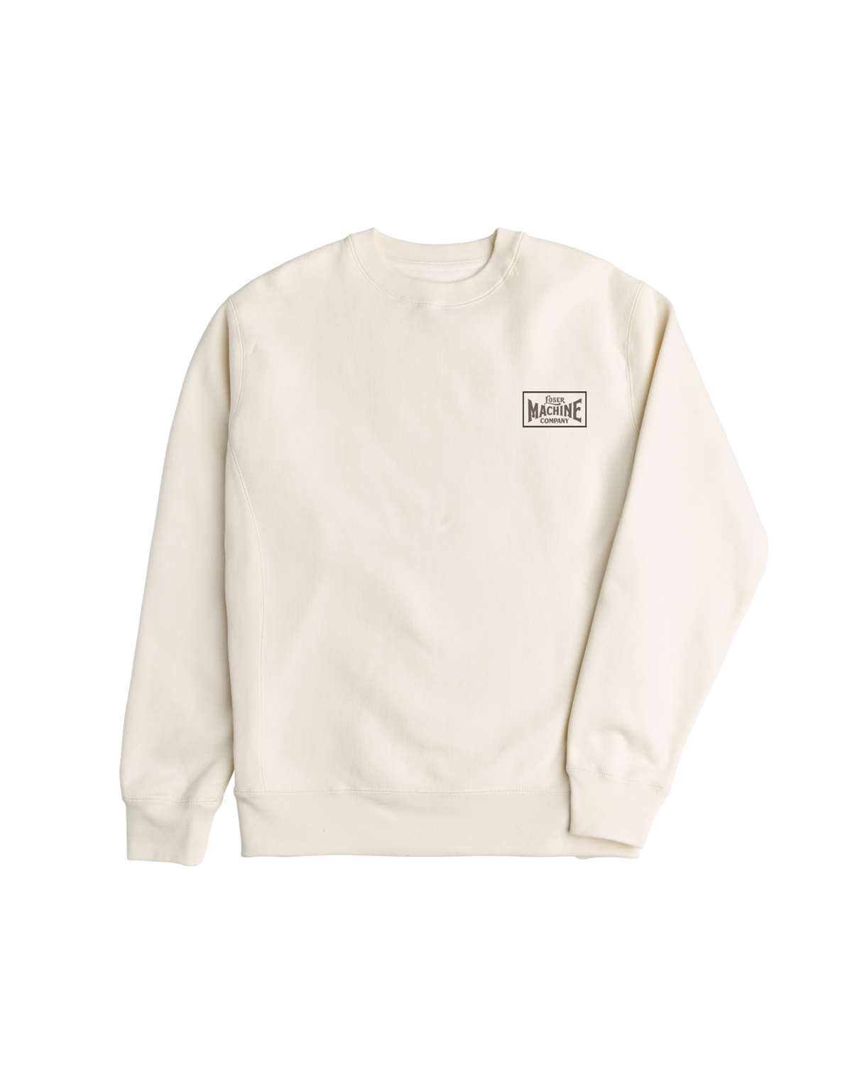 loser machine street sound crewneck bone