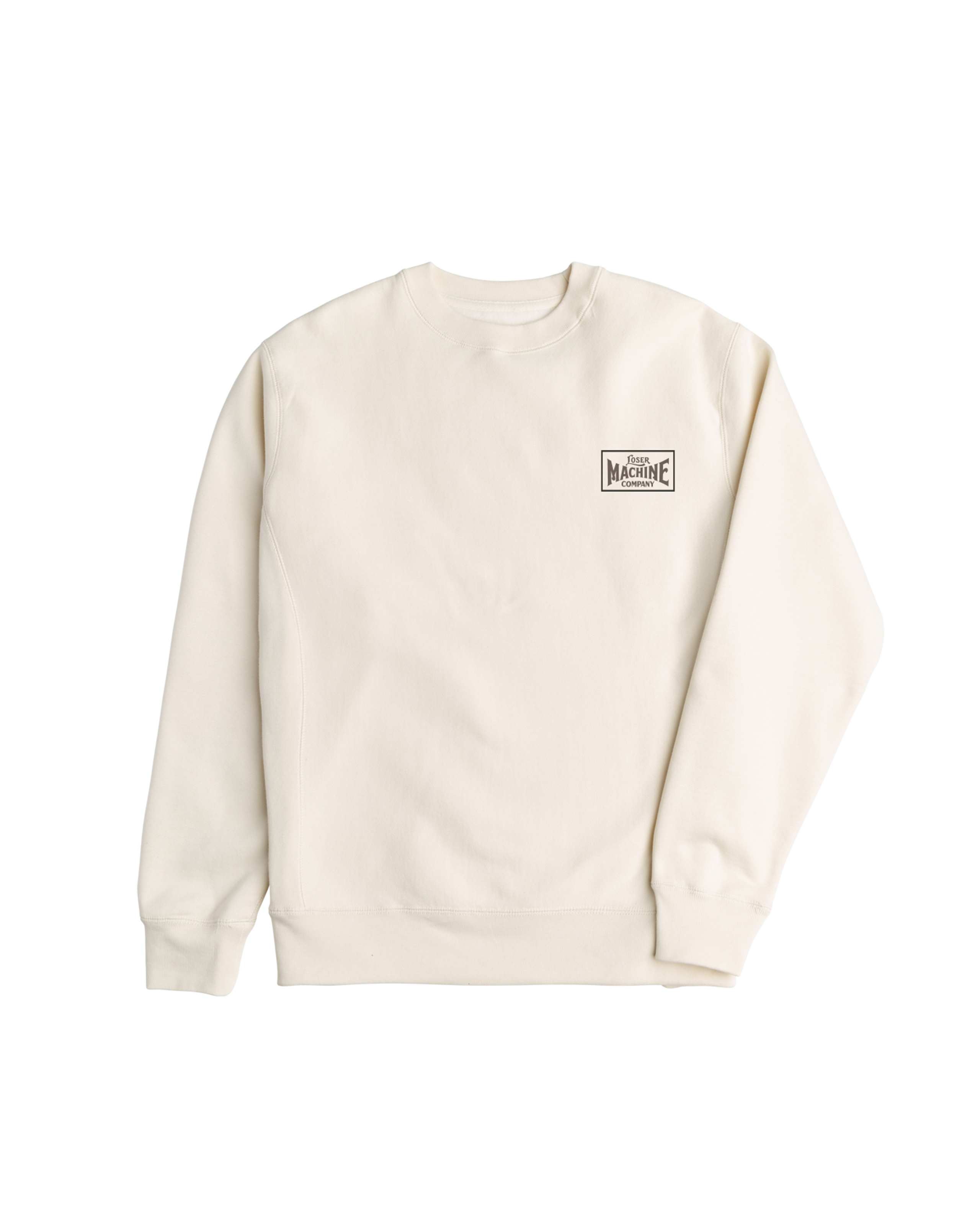 loser machine street sound crewneck bone