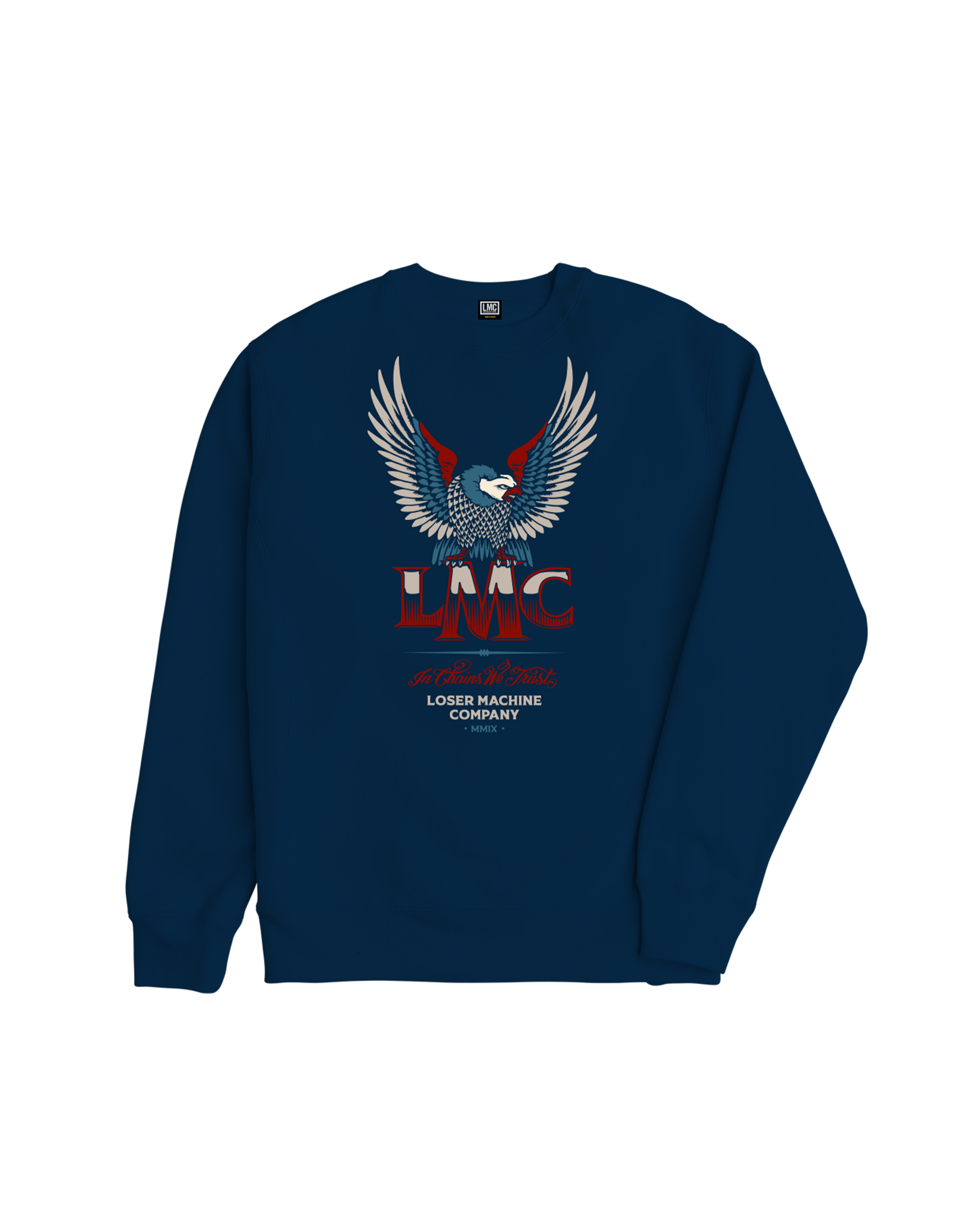 loser machine grandeur crewneck navy