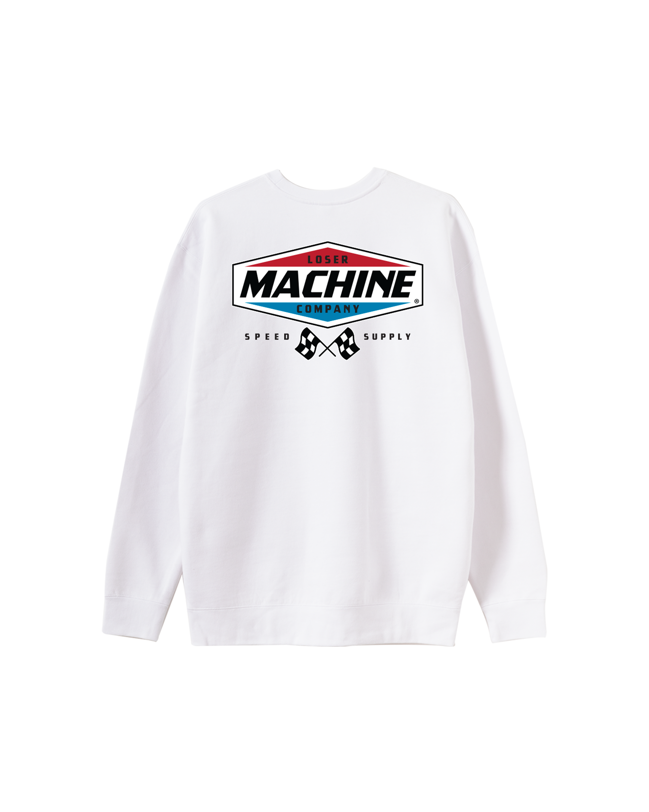 loser-machine-overdrive-ii-crewneck-white