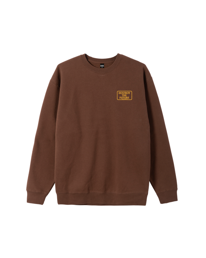 DESTROY GRAVEL CREWNECK - alternate view