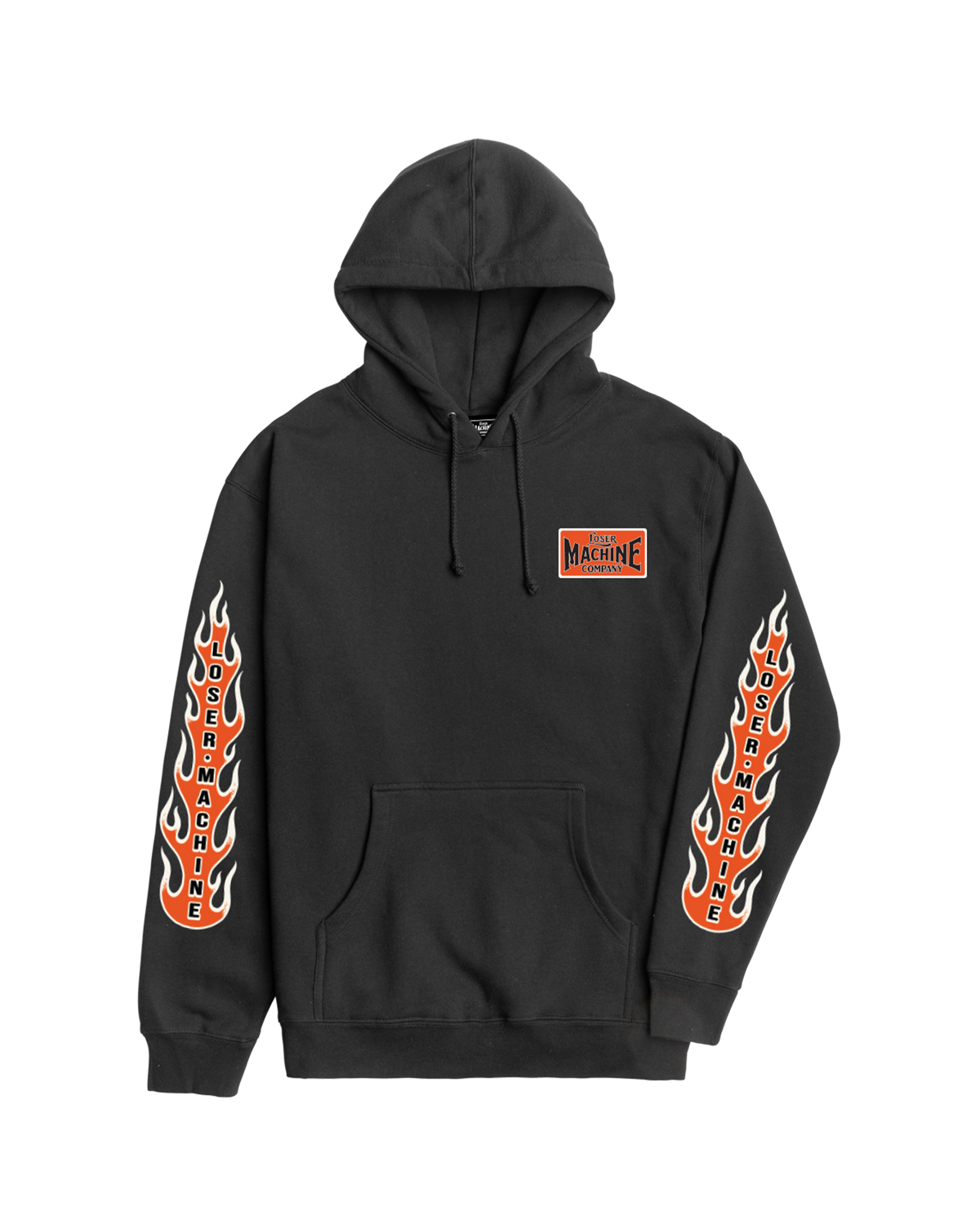 loser machine flame thrower pullover black