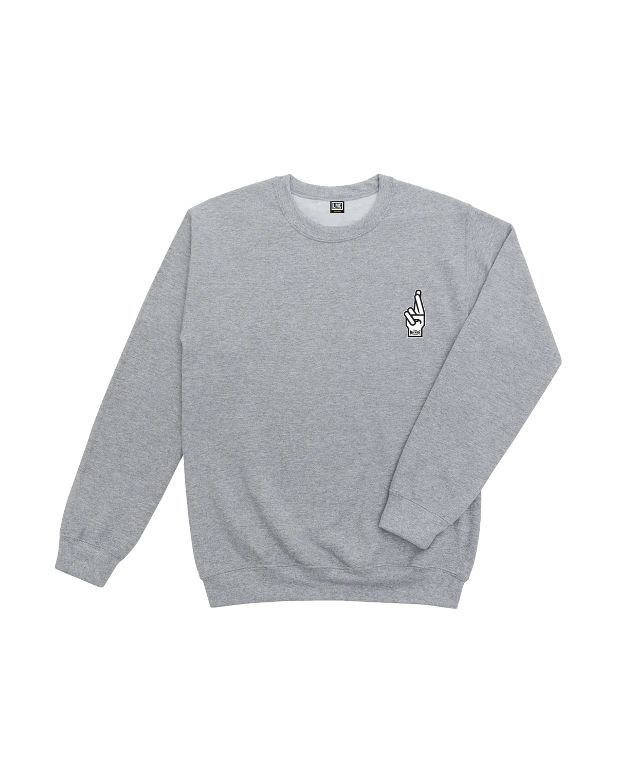 loser machine new og crewneck heather grey