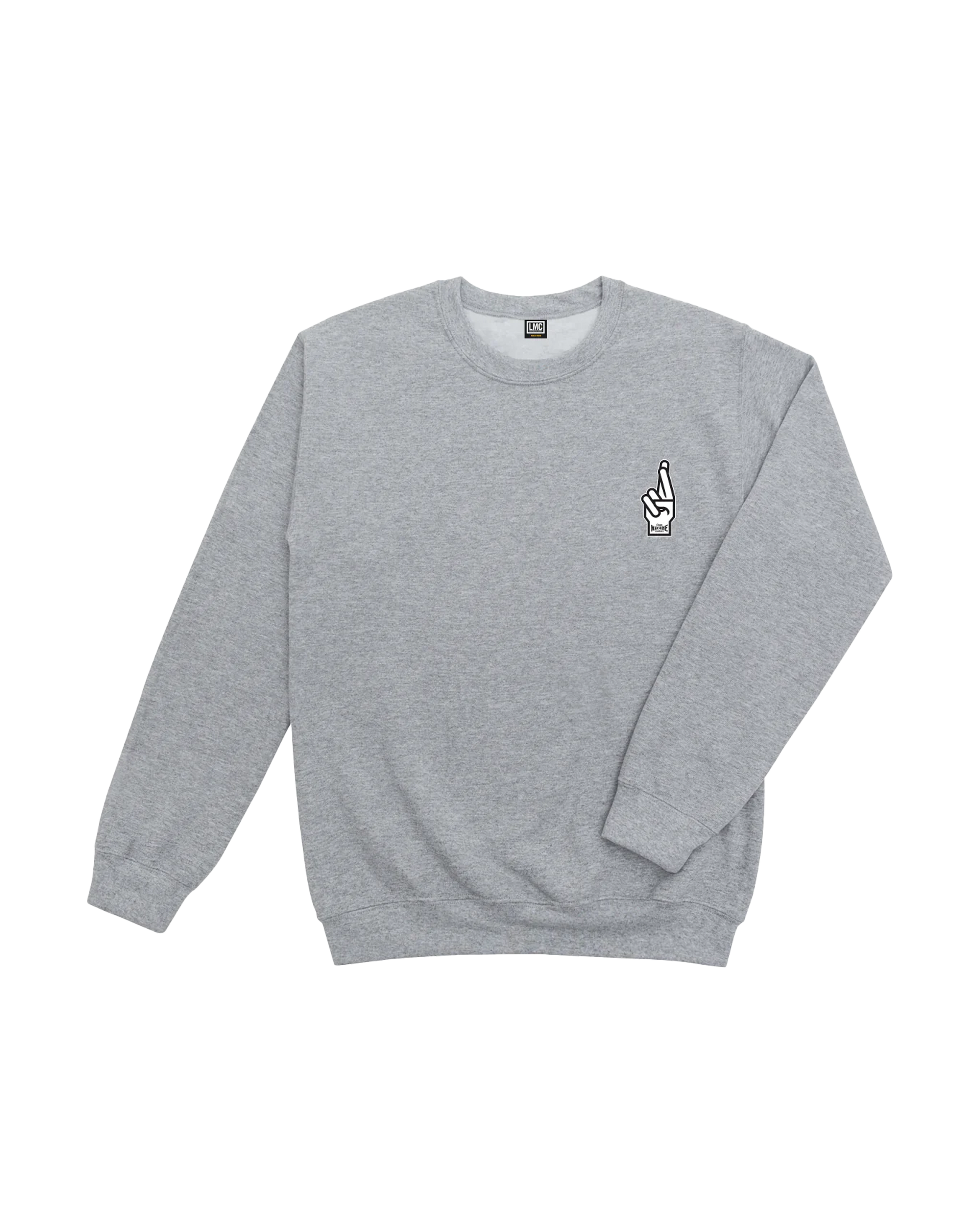 loser machine new og crewneck heather grey