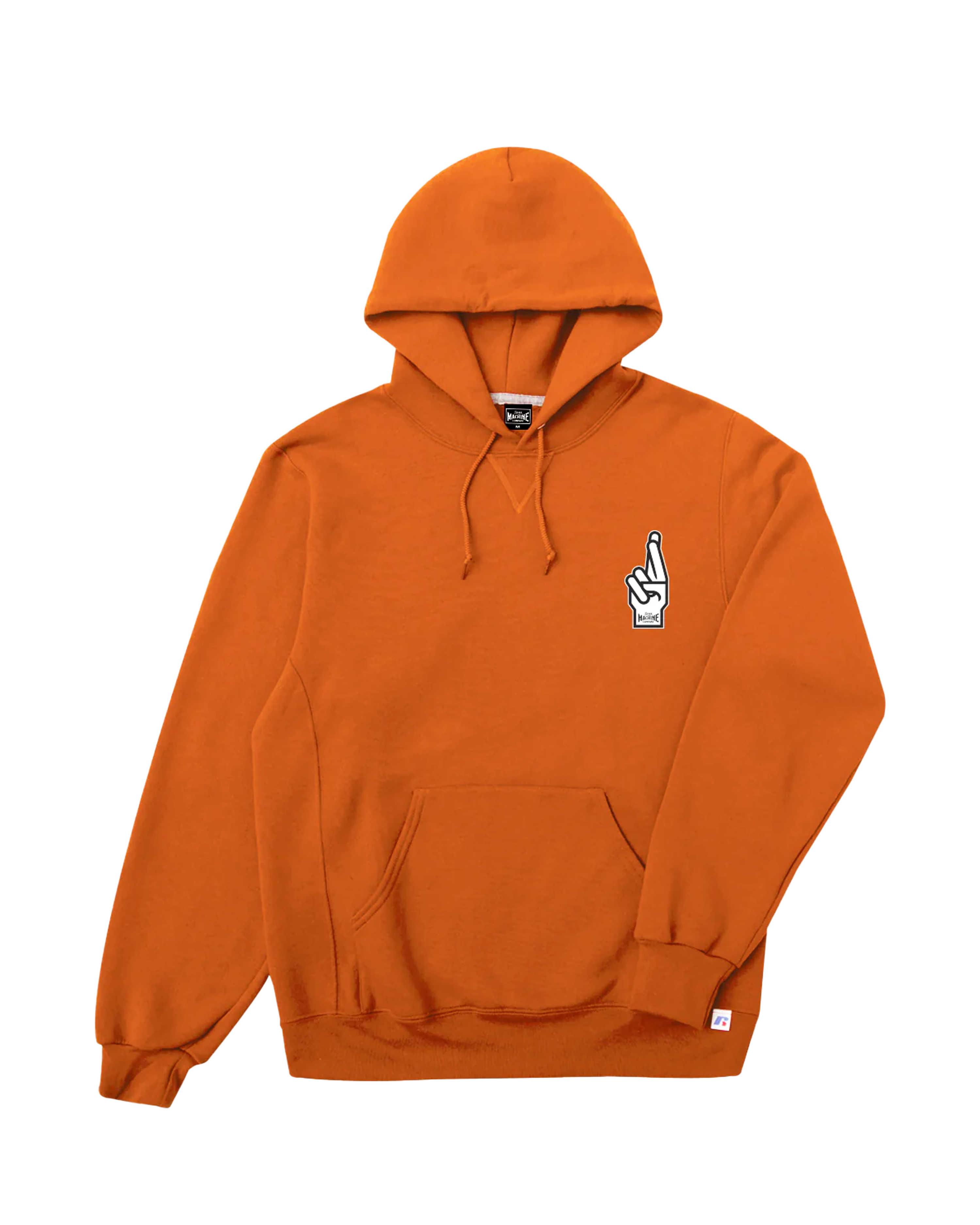 laser orange sweatshirt