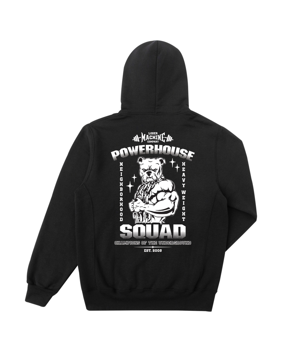 loser machine powerhouse pullover black