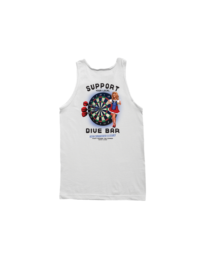 loser machine darts beer stock tank white