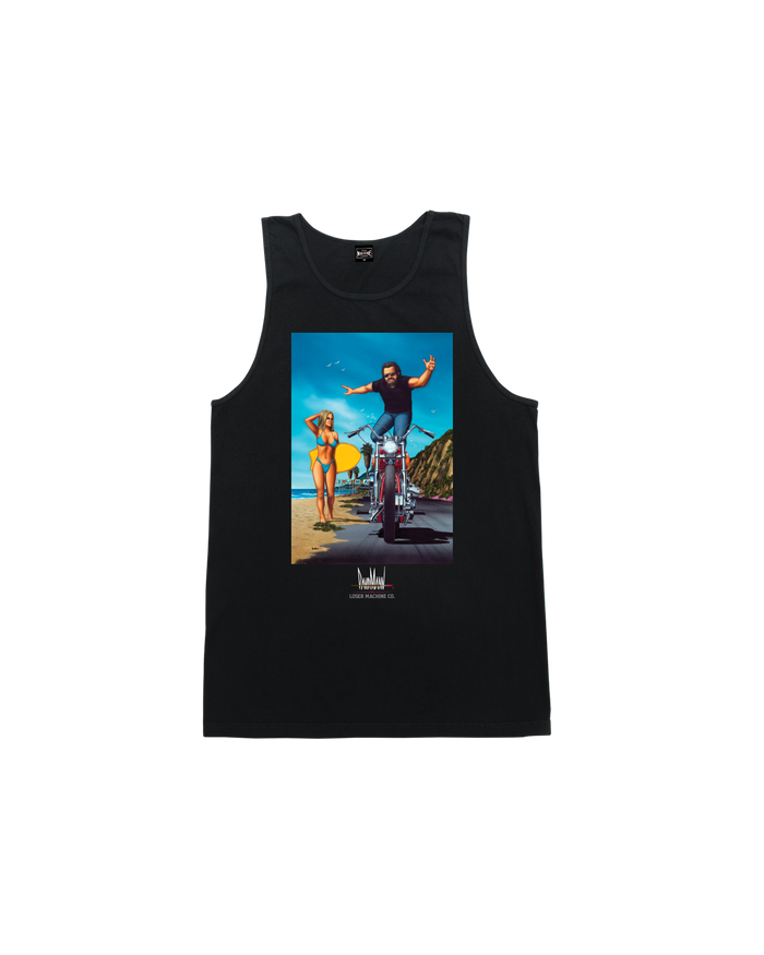 loser machine showin off stock tank black