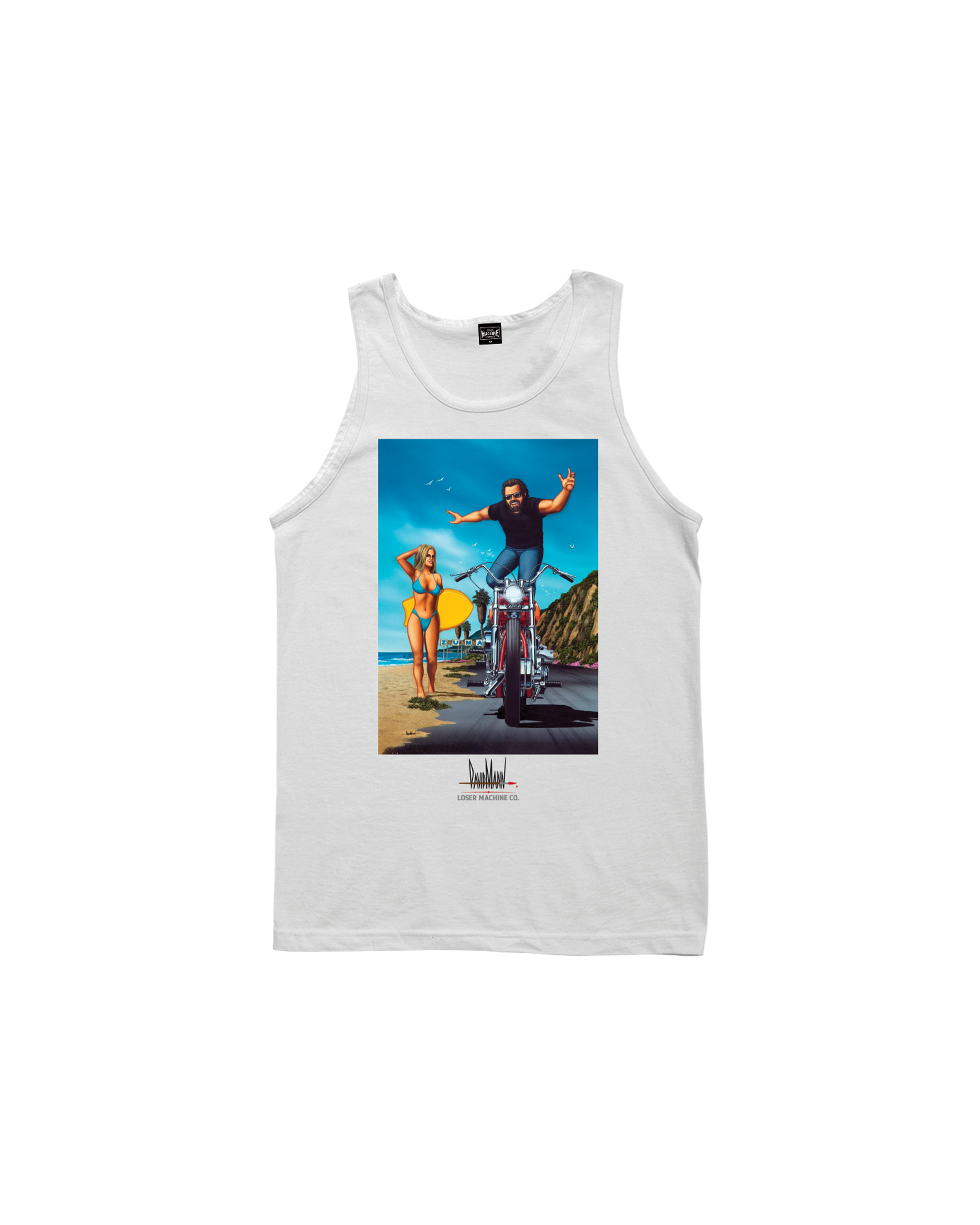 loser machine showin off stock tank white