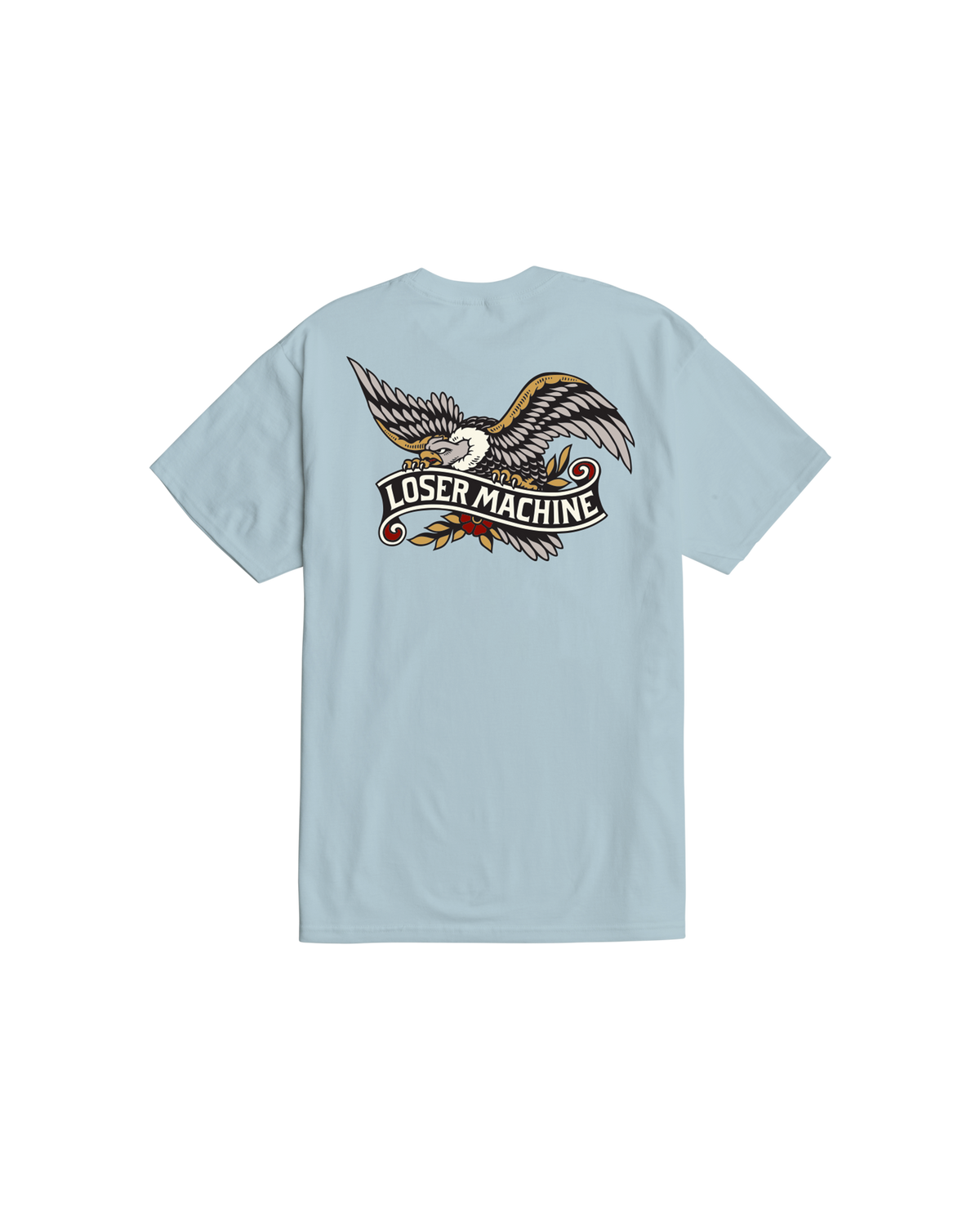 loser machine glory bound stock t-shirt lt blue