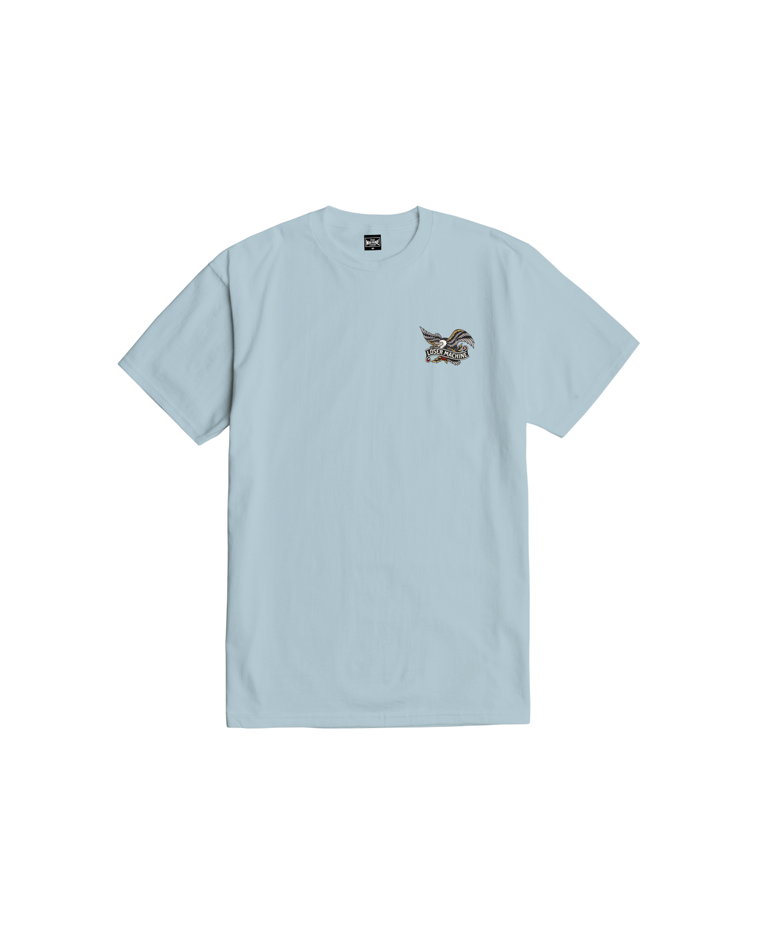 loser machine glory bound stock t-shirt lt blue