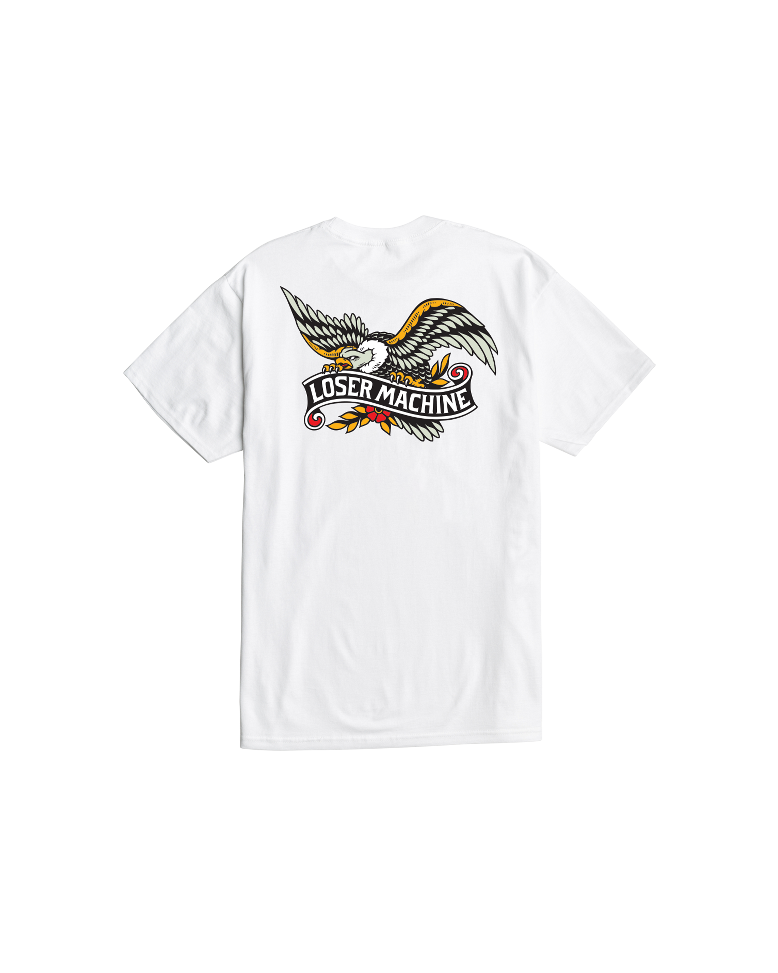 loser machine glory bound stock t-shirt white