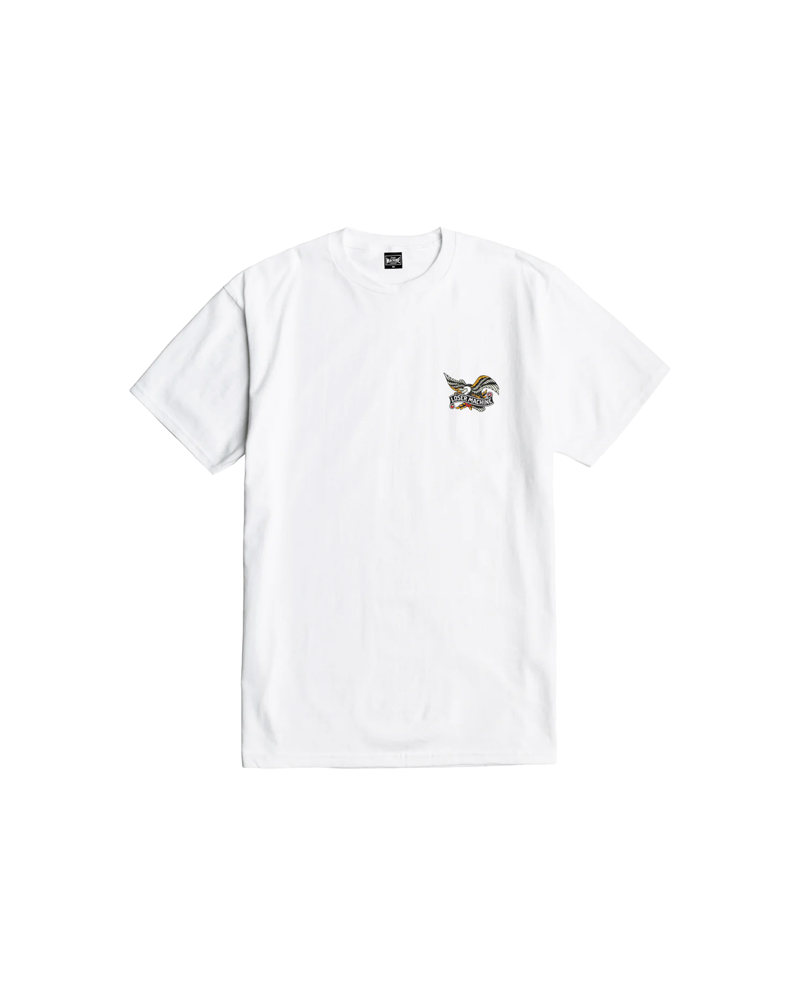 loser machine glory bound stock t-shirt white
