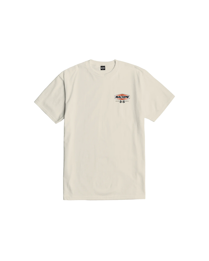 loser machine overdrive stock t-shirt cream