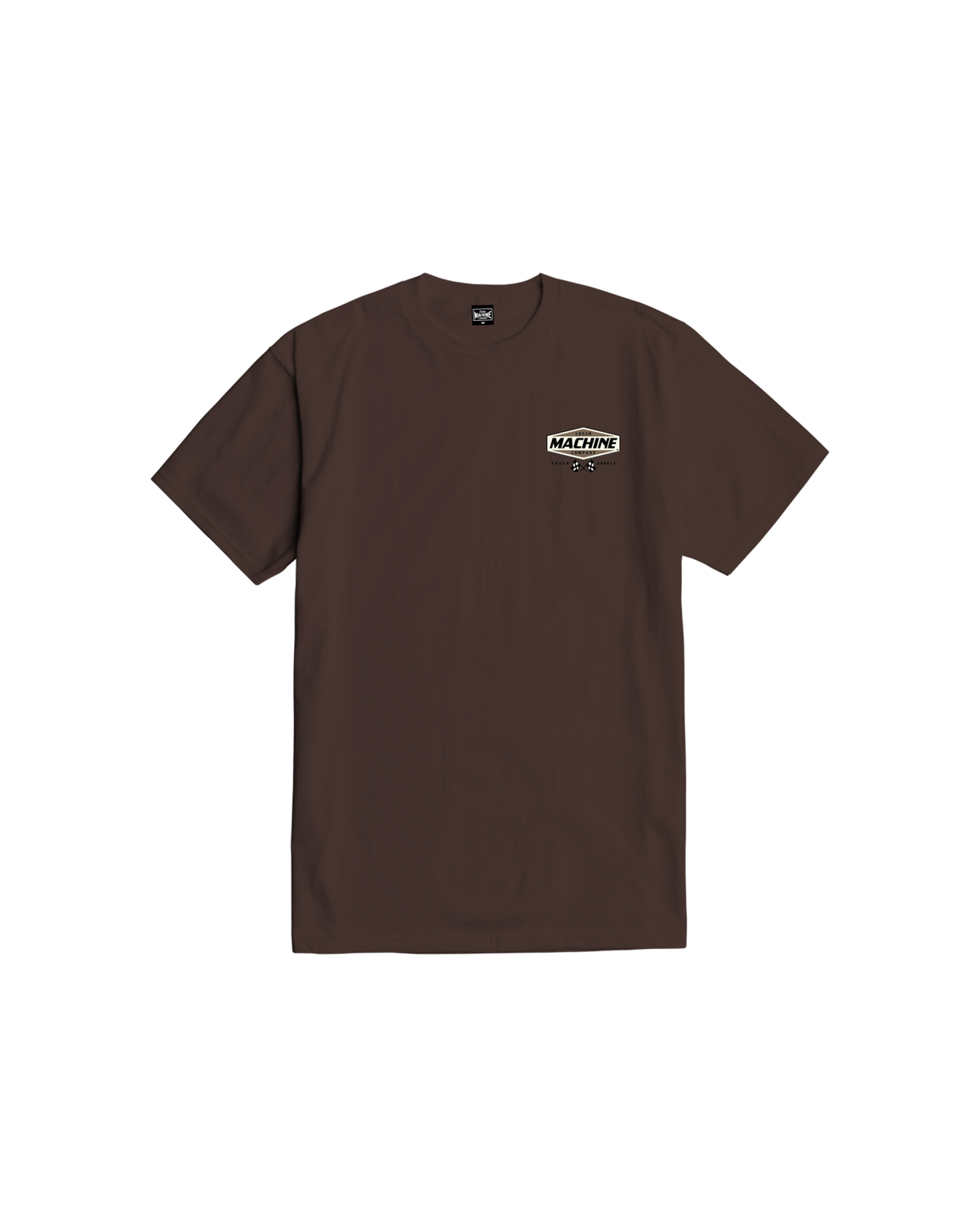 loser-machine-overdrive-stock-t-shirt-java-brown