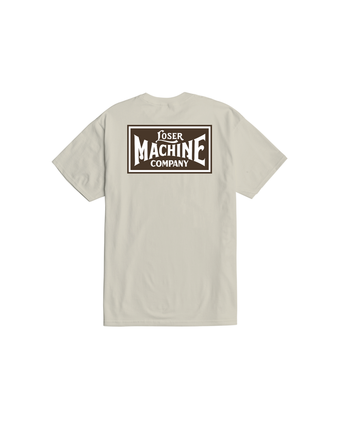 loser machine new og stock t-shirt cream